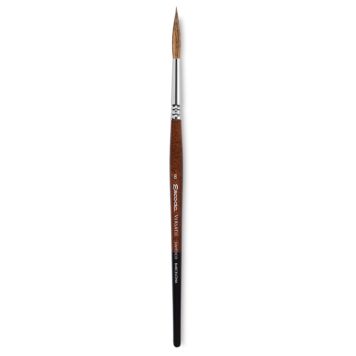 Escoda Versatil Brush - Rigger, Size 8, Short Handle