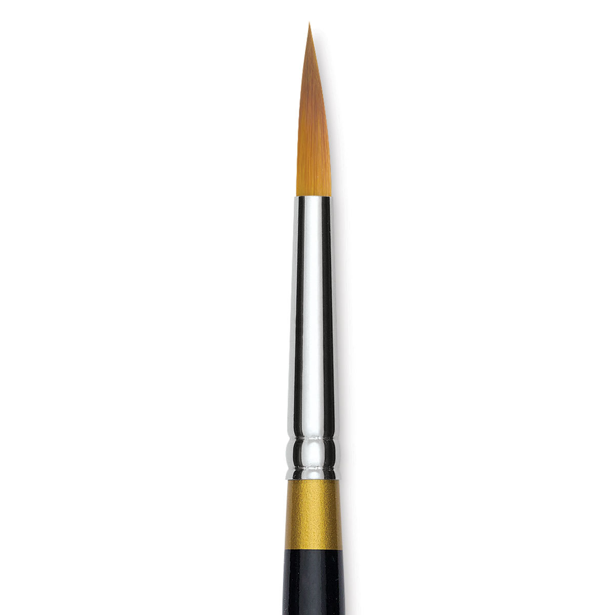 Kingart Original Gold Brush - Ultra Round, Size 8, Short Handle (close-up)