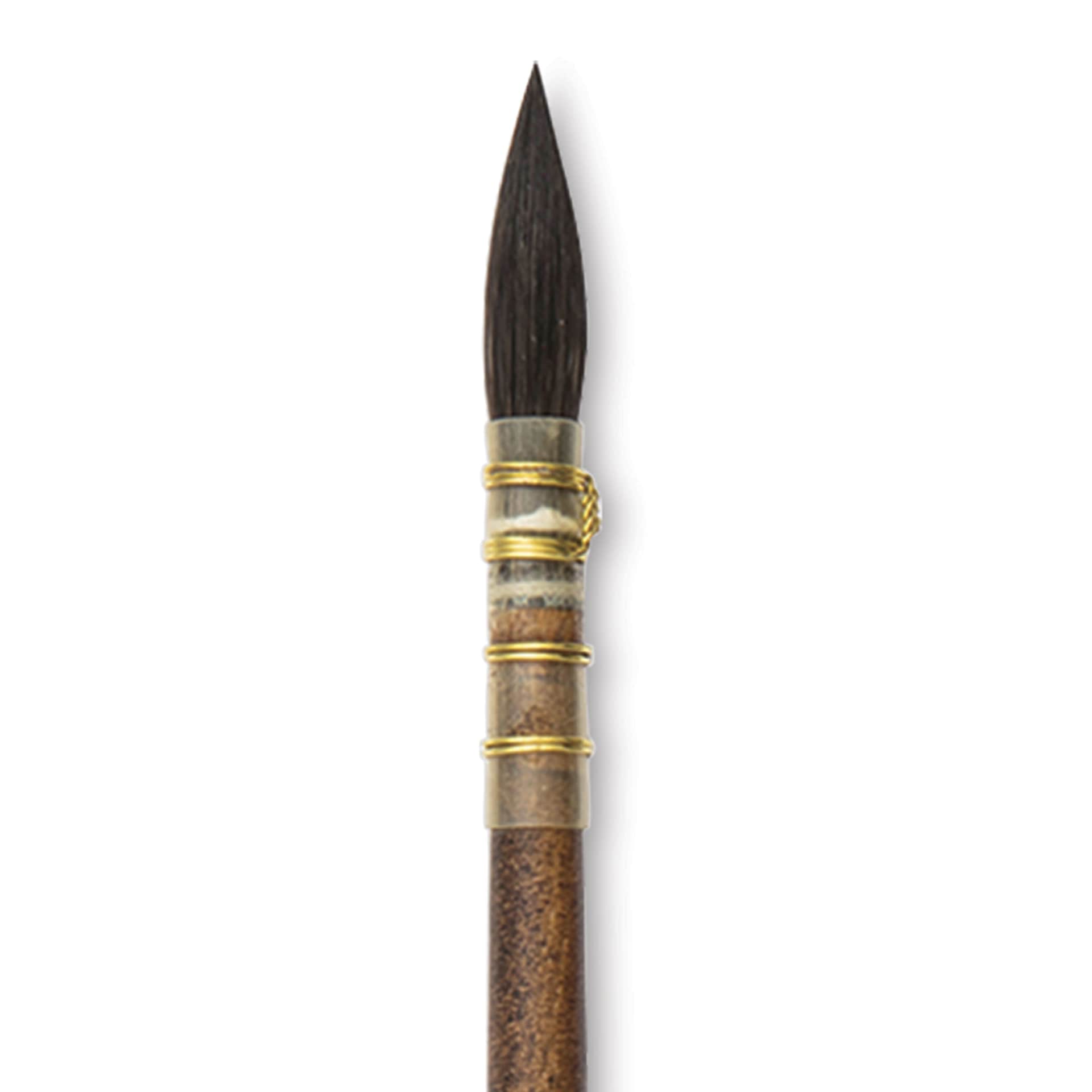 Isabey Vintage Siberian Blue Squirrel Brush - Quill Mop, Size 4/0
