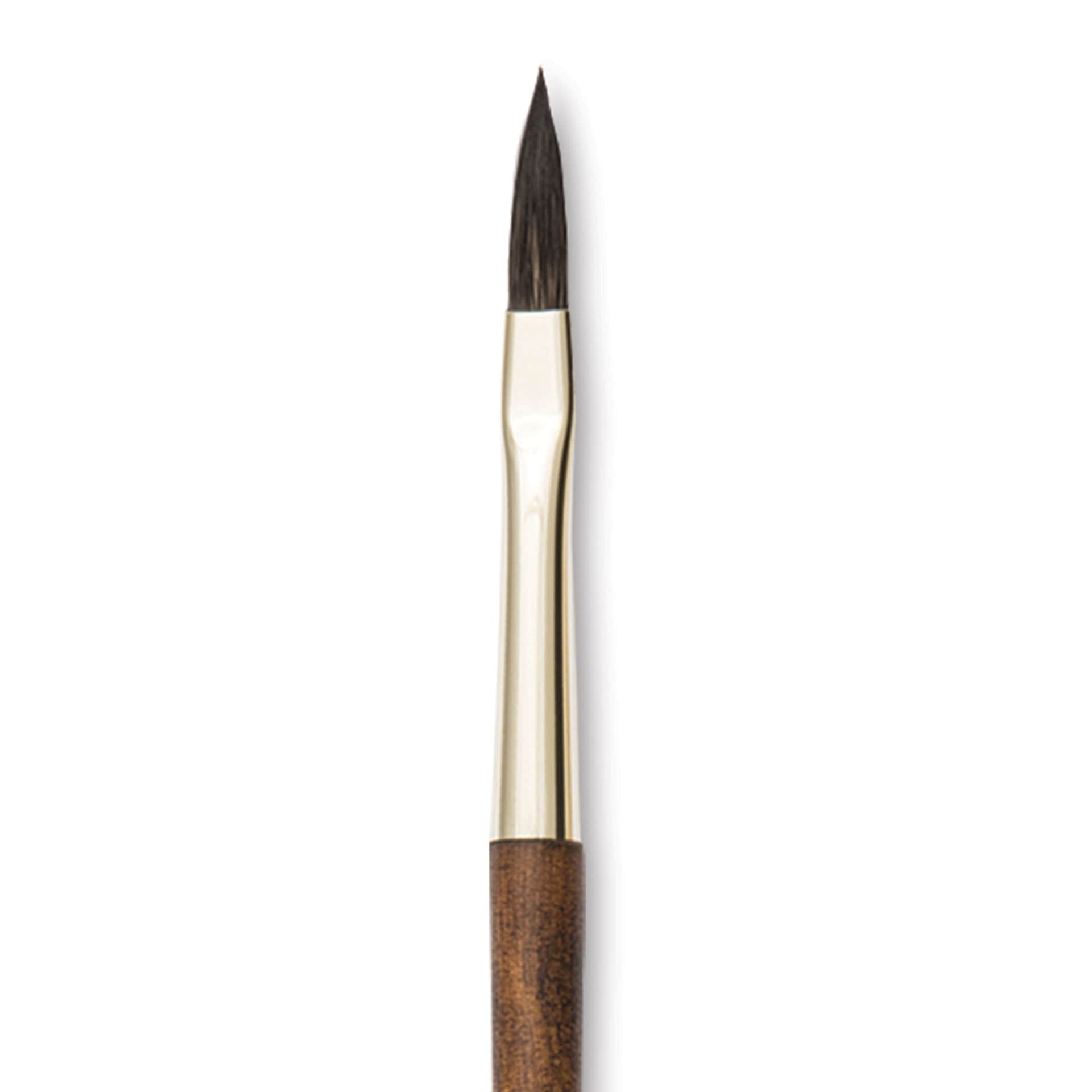 Isabey Vintage Siberian Blue Squirrel Brush - Cat's Tongue, Size 2