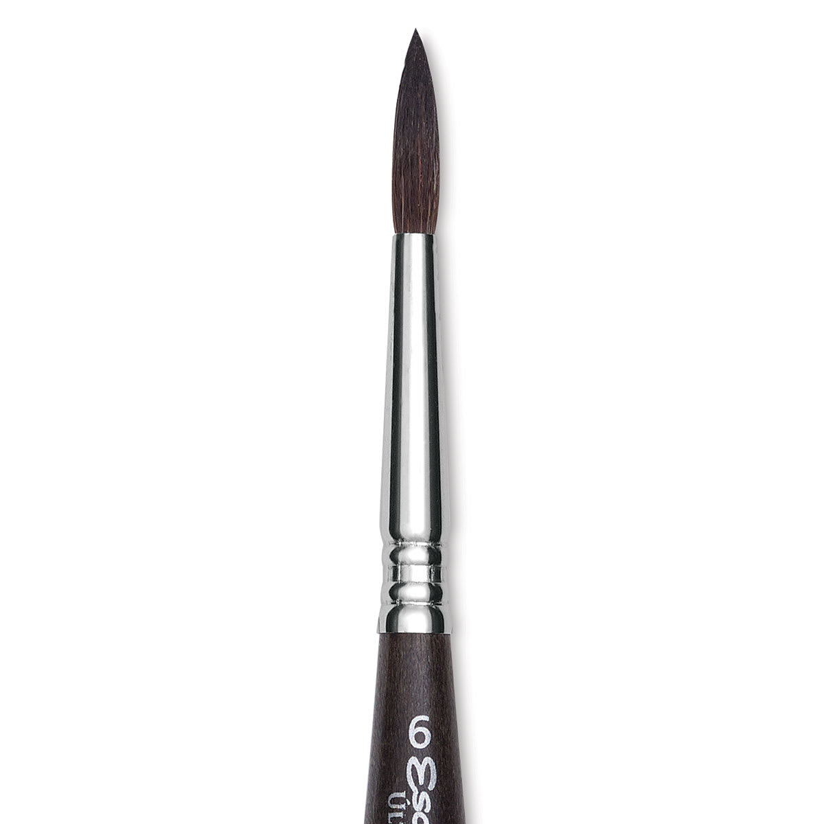 Escoda Último Synthetic Squirrel Brush - Travel Round, Size 6 (close-up)