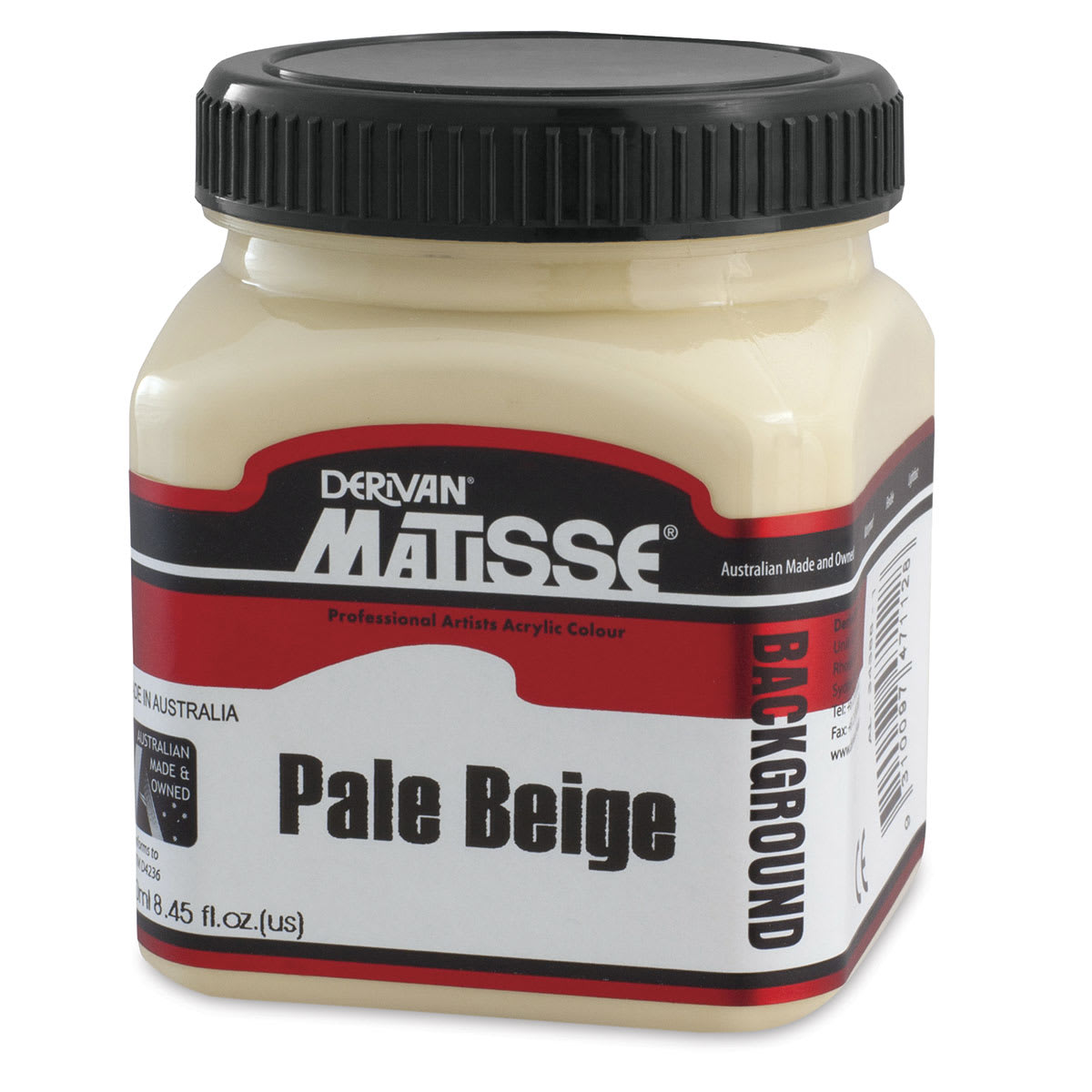 Matisse Background Colors Acrylic Paint - Pale Beige, 250 ml