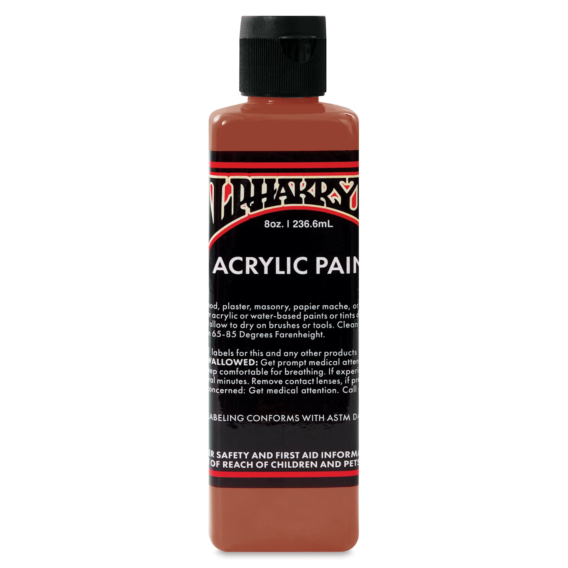 Alpha6 Alphakrylic Acrylic Paint - Metallic Crimson, 8 oz