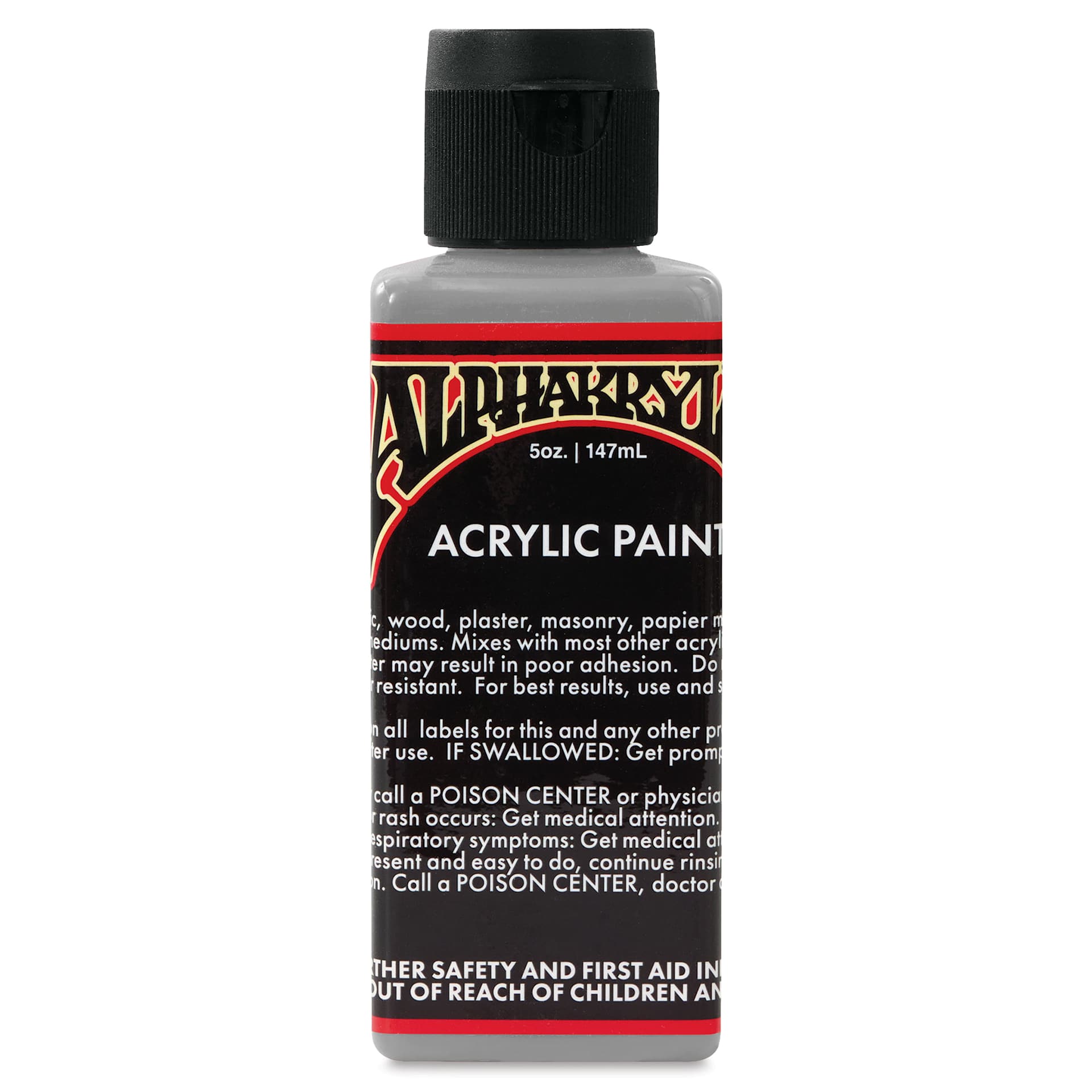 Alpha6 Alphakrylic Acrylic Paint - Metallic Silver, 5 oz