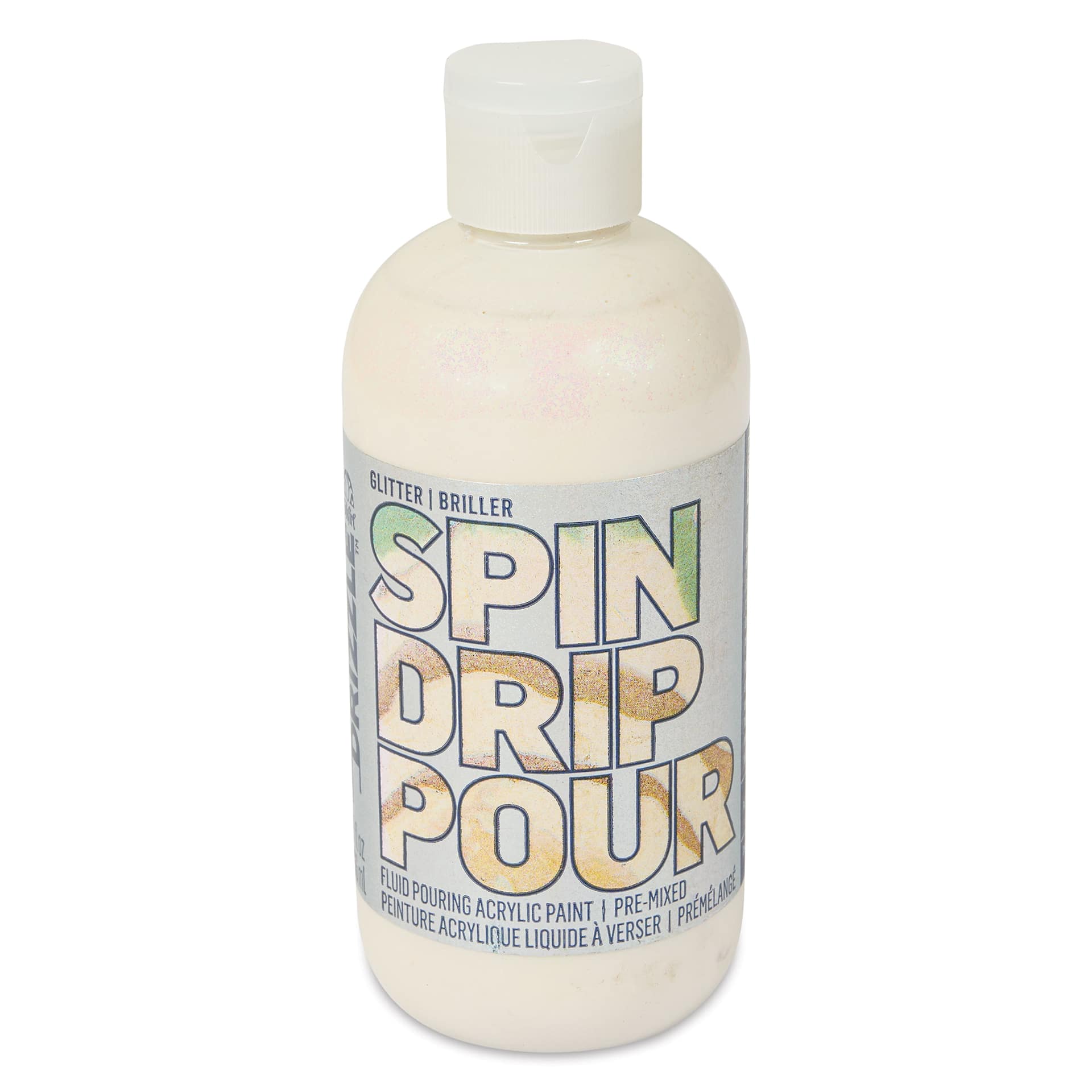 FolkArt Drizzle Acrylic Pouring Paint - Salty Glitter, 9 oz