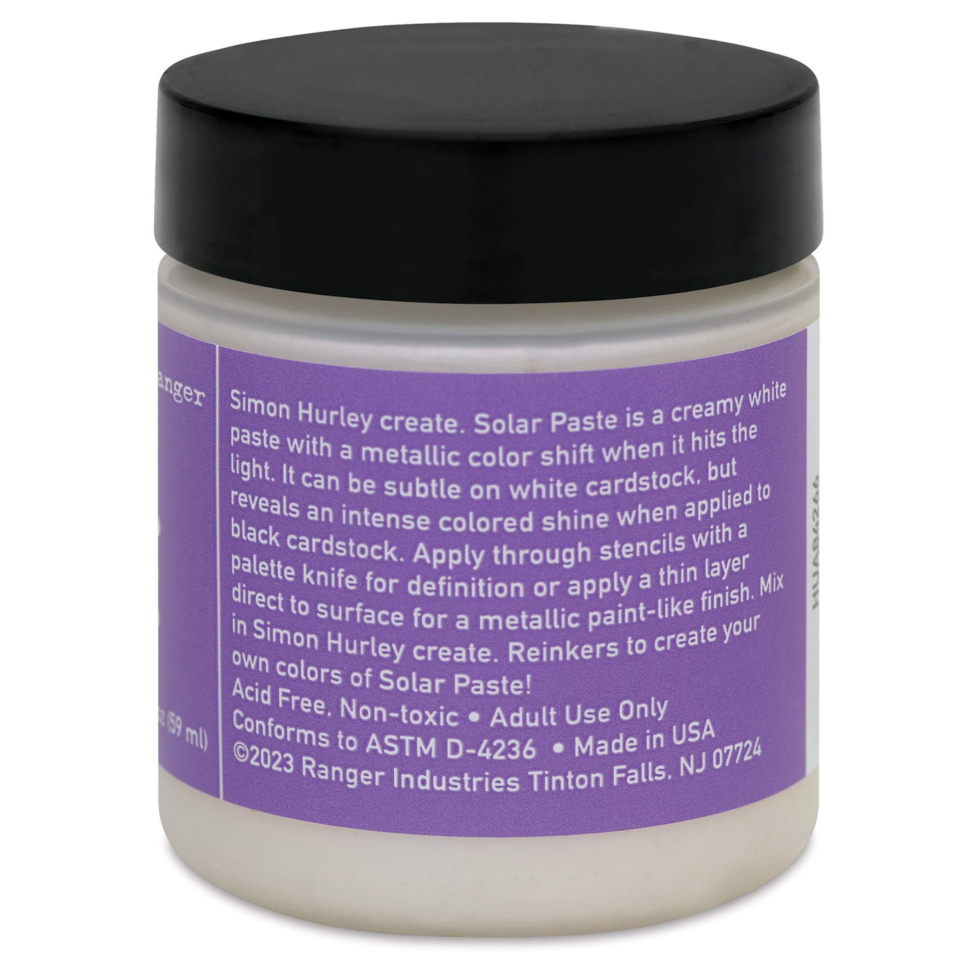 Simon Hurley Create Solar Acrylic Paste - Royal Flush, 2 oz