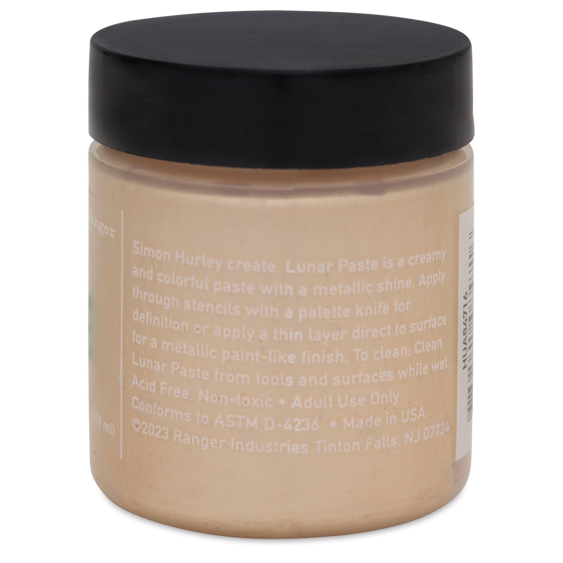 Simon Hurley Create Lunar Acrylic Paste - Cookie Dough, 2 oz back