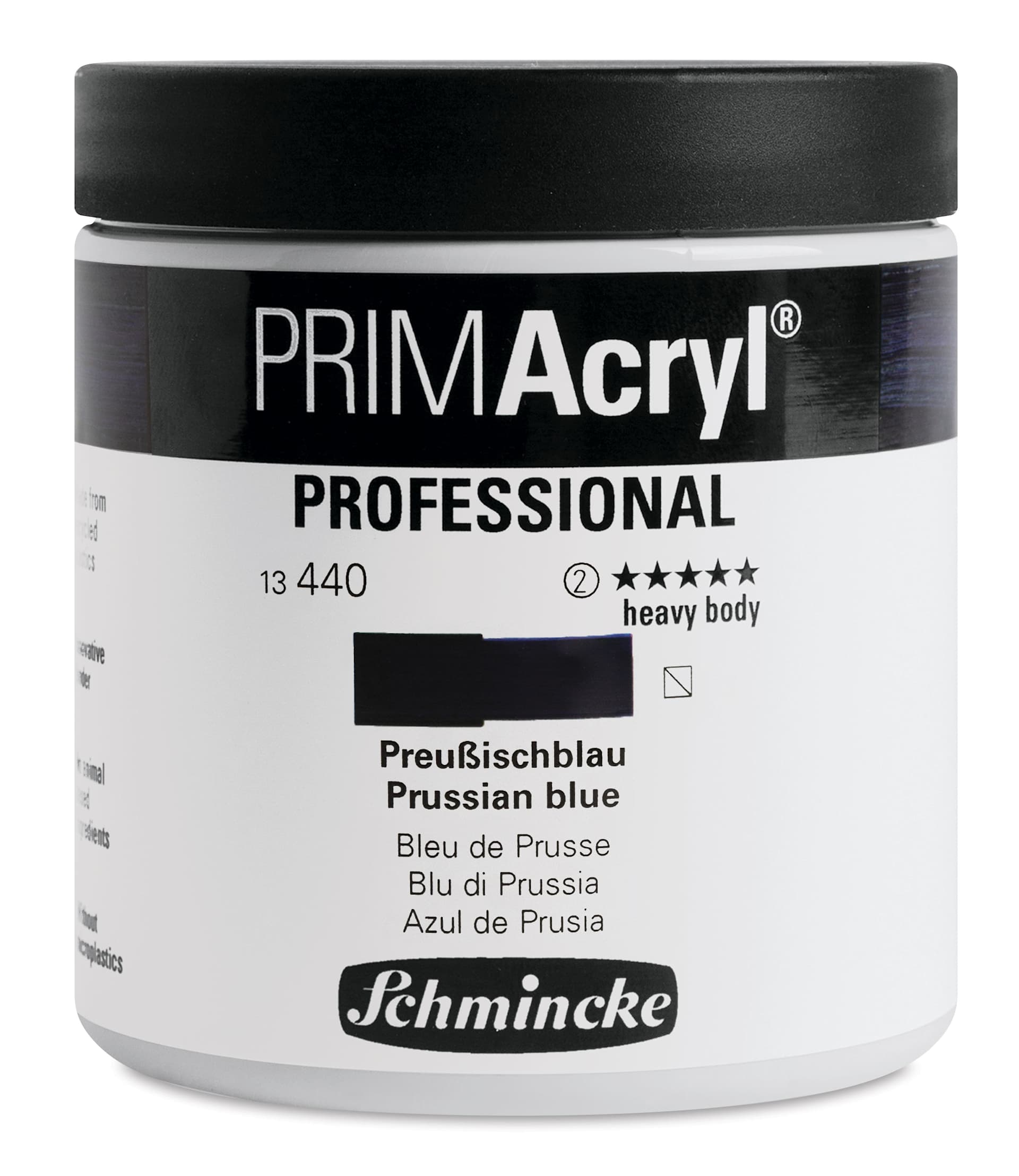 Schmincke Primacryl Professional Acrylic Paint - Prussian Blue, 237 ml Jar