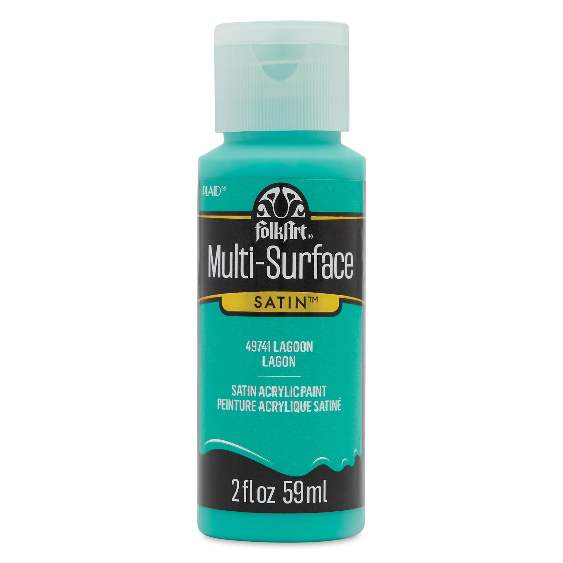 FolkArt Multi-Surface Acrylic Paint - Lagoon, 59 ml