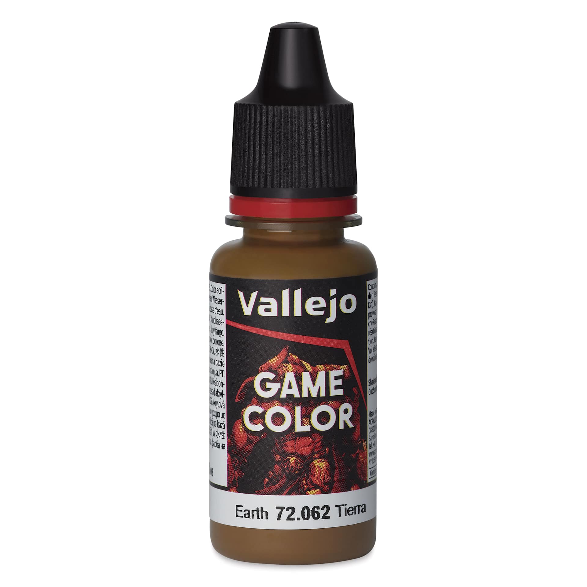 Vallejo Game Color Acrylic Paint - Earth, 18 ml - front