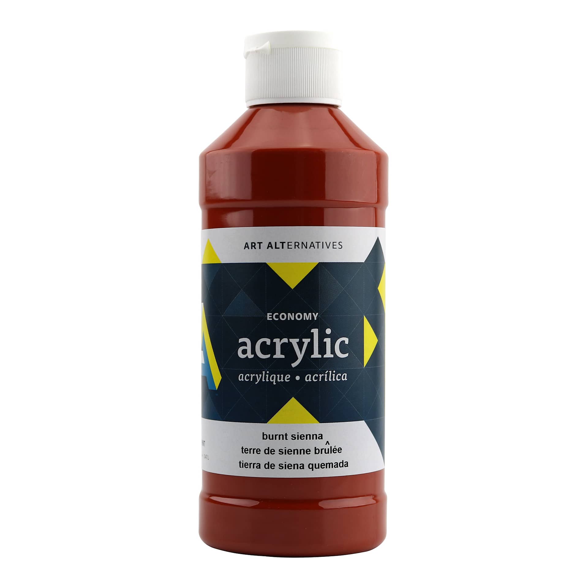 Art Alternatives Economy Acrylic - Burnt Sienna, 475 ml
