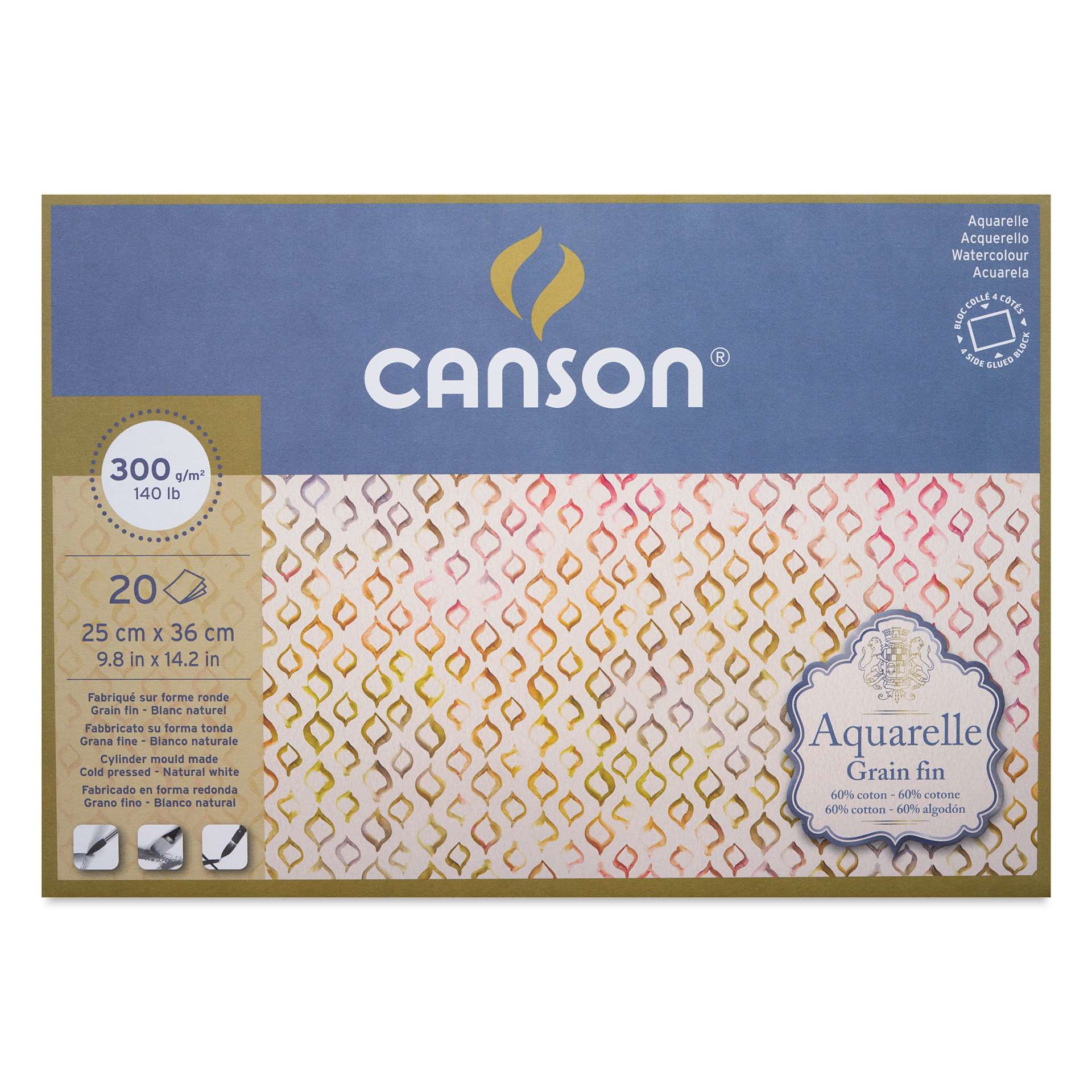Canson Aquarelle Block - Blick Exclusive! 9.8" x 14.2", Cold Press, front cover