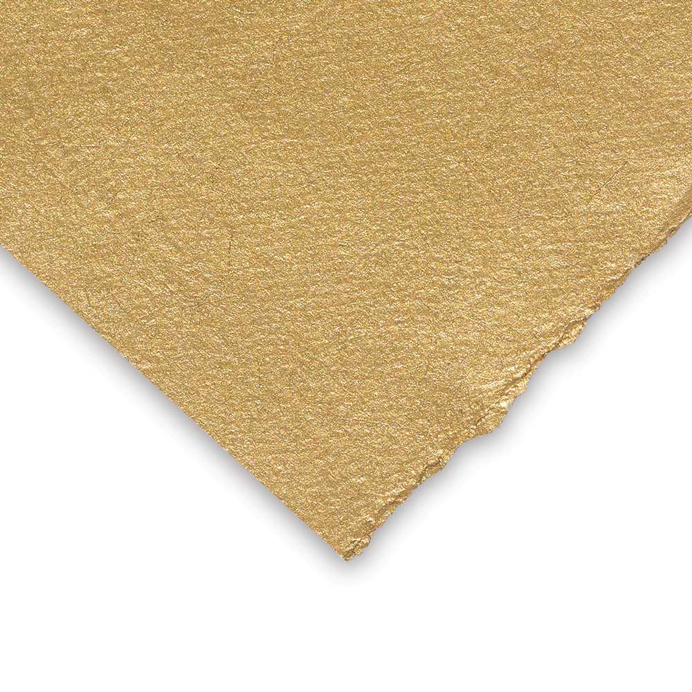 Lokta Paper - Gold Metallic, 20'' x 30'', Single Sheet