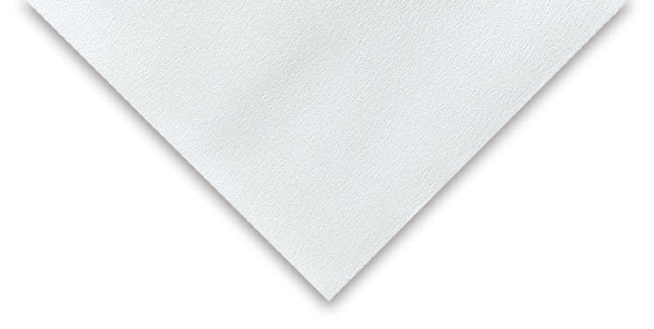 Canson Lightweight Watercolor Paper - Closeup of corner showing color and texture
