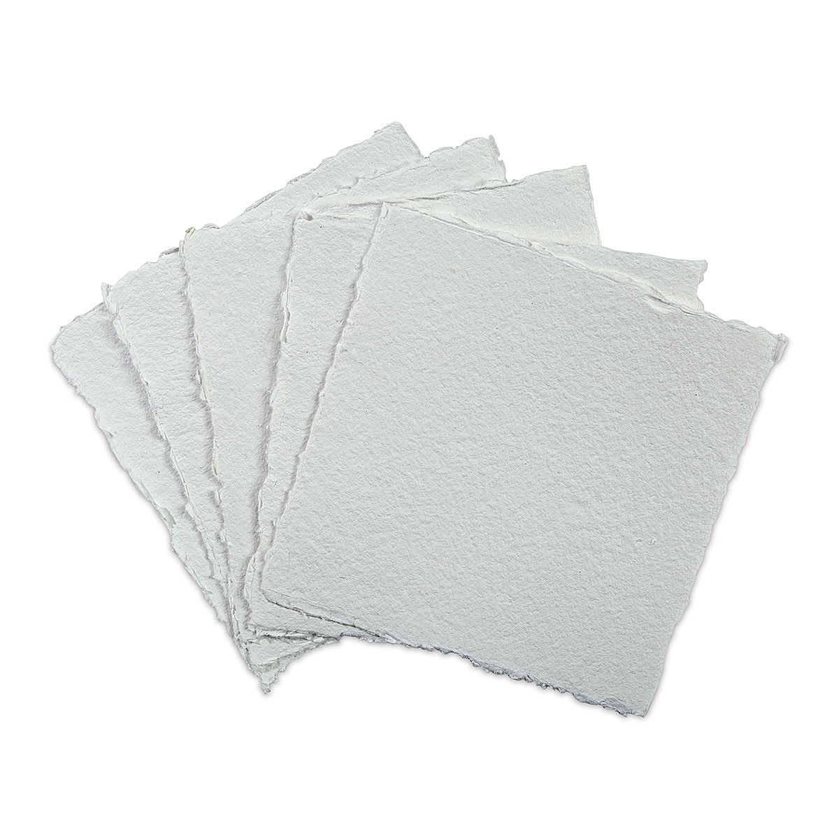 Shizen Professional Watercolor Paper - 8" x 8", Cold Press/Rough, Pkg of 5 Sheets
