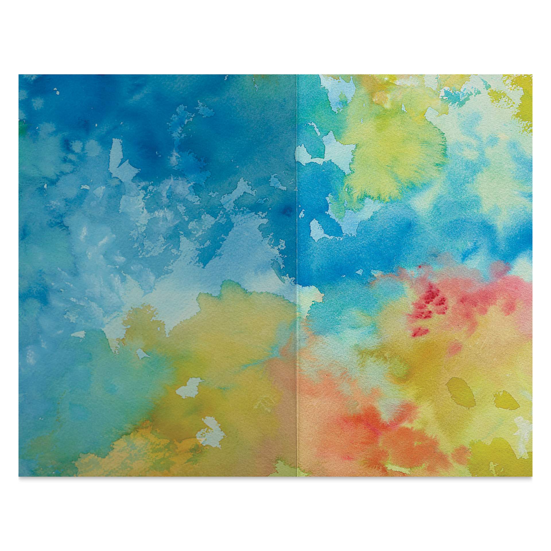 Blick Non-Glare Styrene Sheets, sheet covering part of artwork