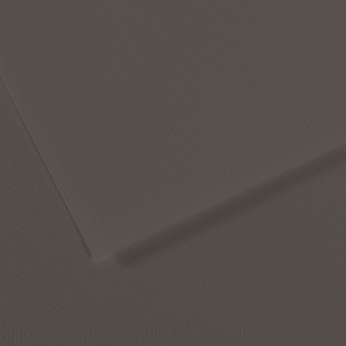 Canson Mi-Teintes Drawing Paper - 8-1/2" x 11", Charcoal Gray, Single Sheet