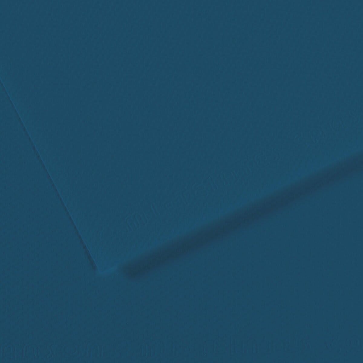 Canson Mi-Teintes Drawing Paper - 8-1/2" x 11", Petrol Blue, Single Sheet