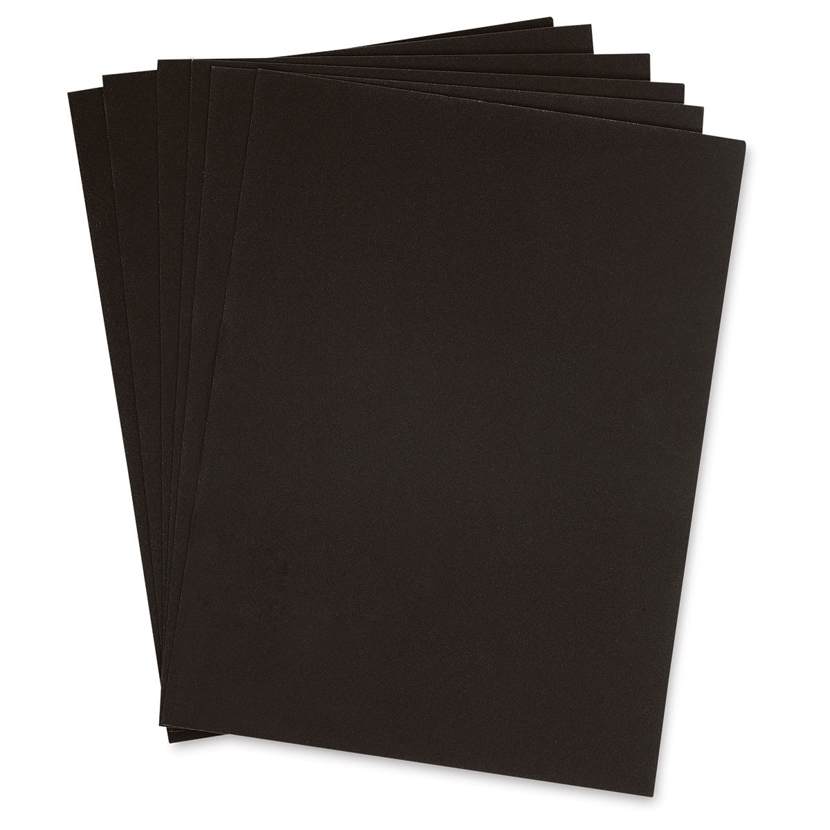 Sennelier La Carte Pastel Card - Monochrome Charcoal, 12" x 15-3/4", Pkg of 6