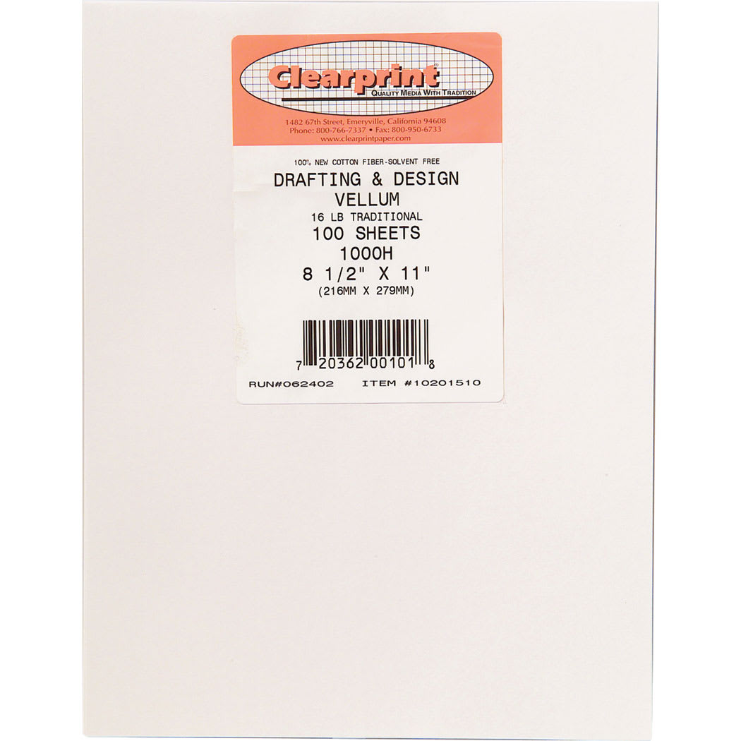 Clearprint 1000H Sheet 8.5" x 11"