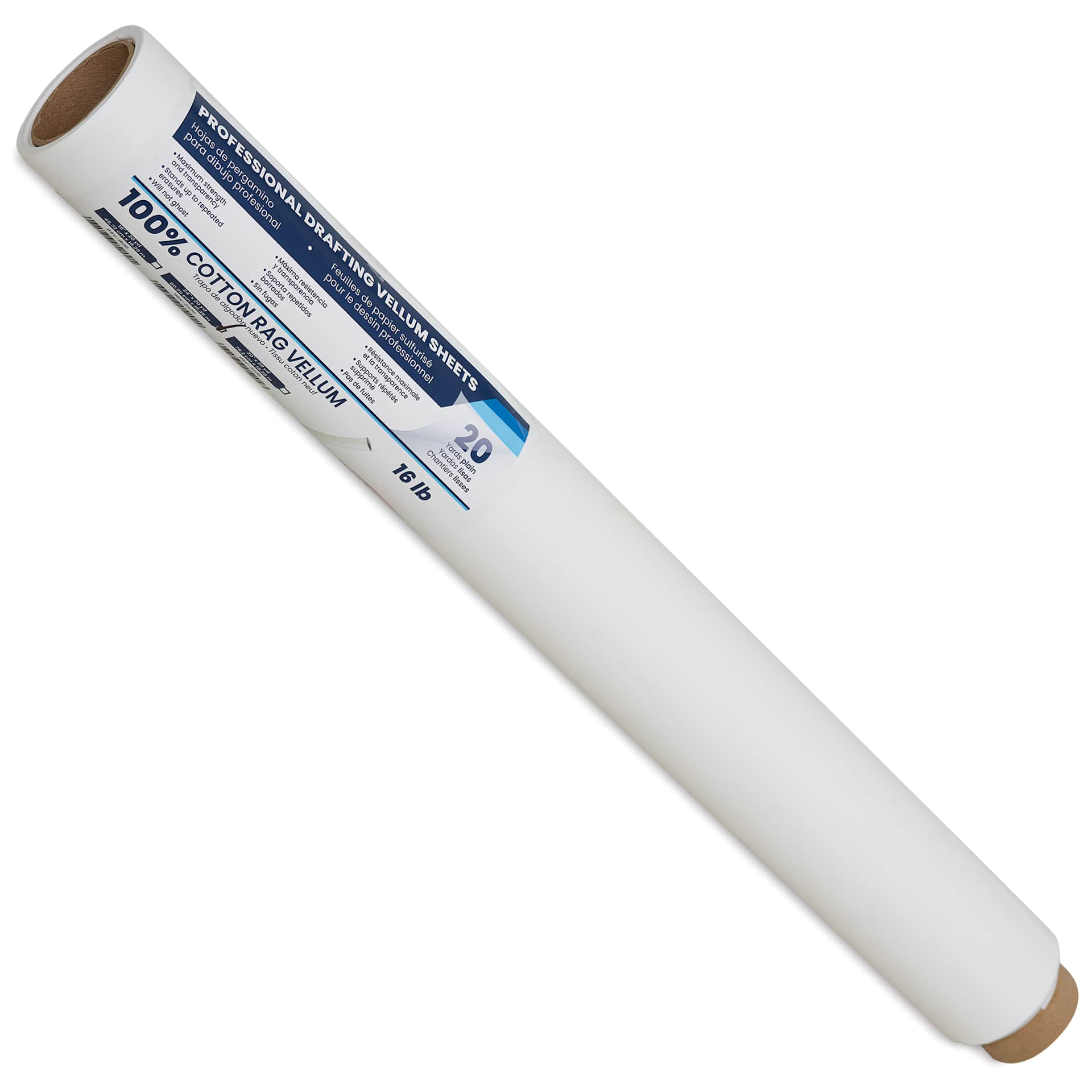 Pacific Arc Drafting Vellum Roll - 24" x 20 yds, packaging