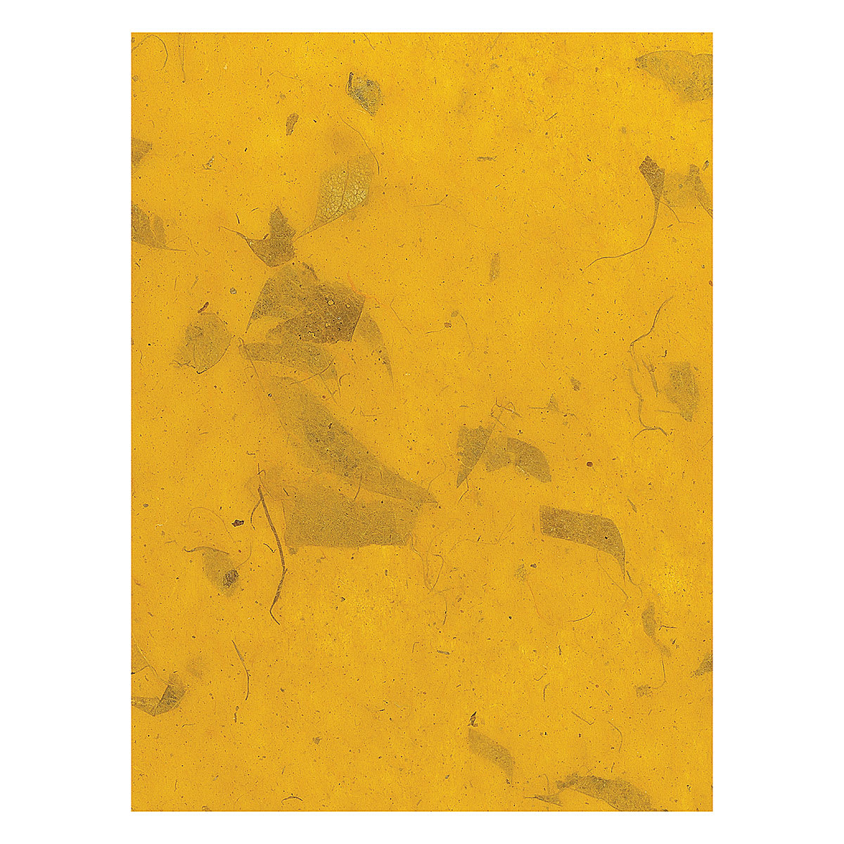 Black Ink Thai Mango Paper - 25" x 37", Mustard