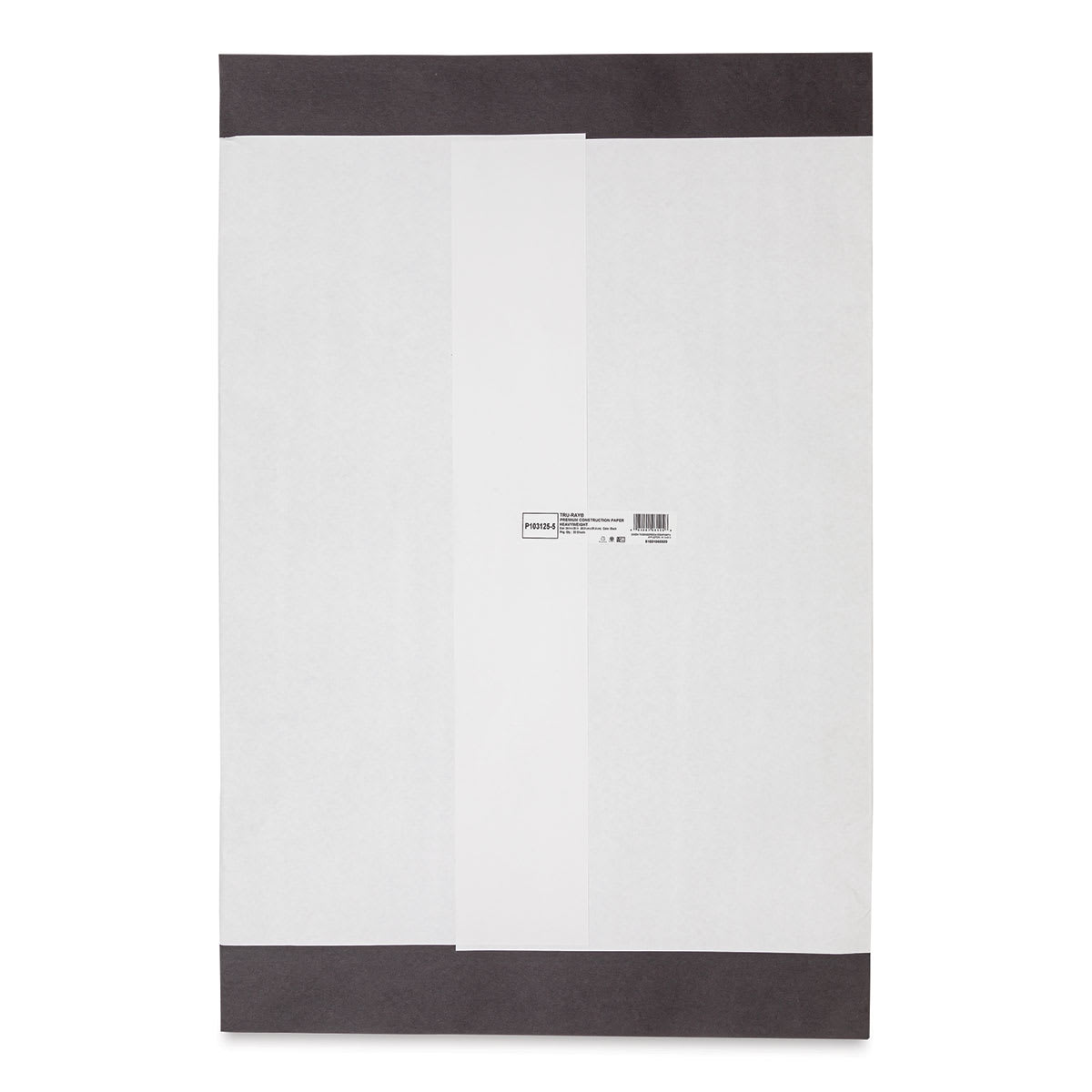 Pacon Tru-Ray Construction Paper - 24" x 36", Black, 50 Sheets (in packaging)