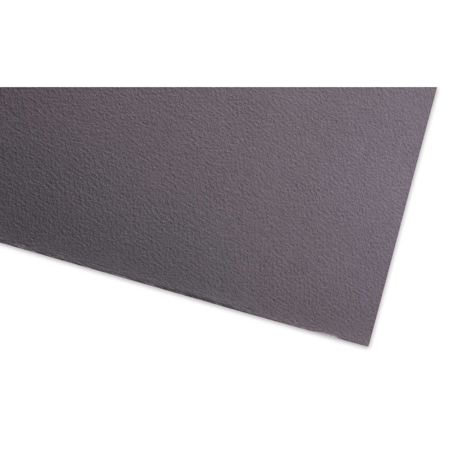 Fabriano Cromia Pastel Paper Sheet - Gray, close-up of the sheet