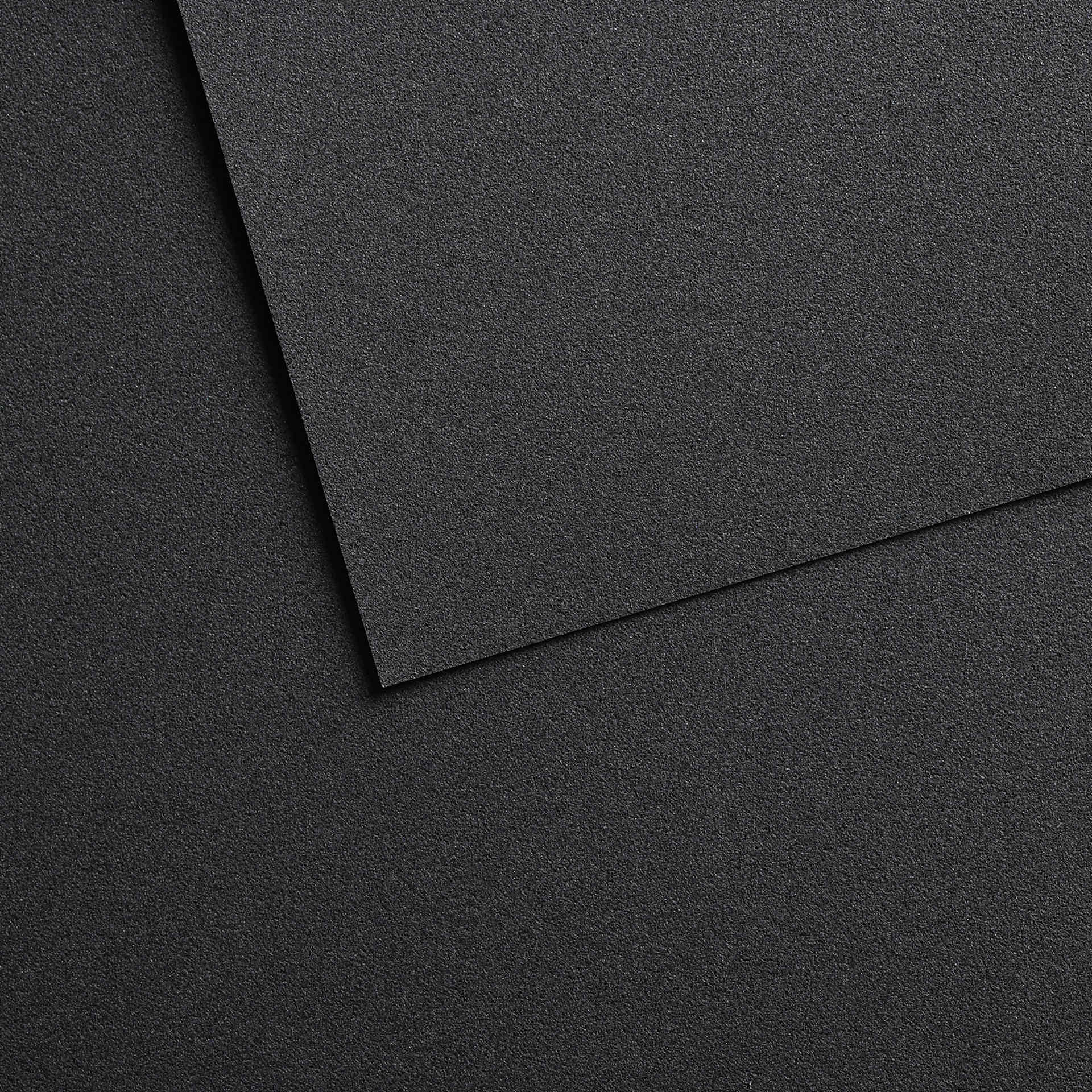 Canson Mi-Teintes Velvet Sheet - 19.5" x 25.5", 608 Charcoal Grey, 430 gsm, Single Sheet