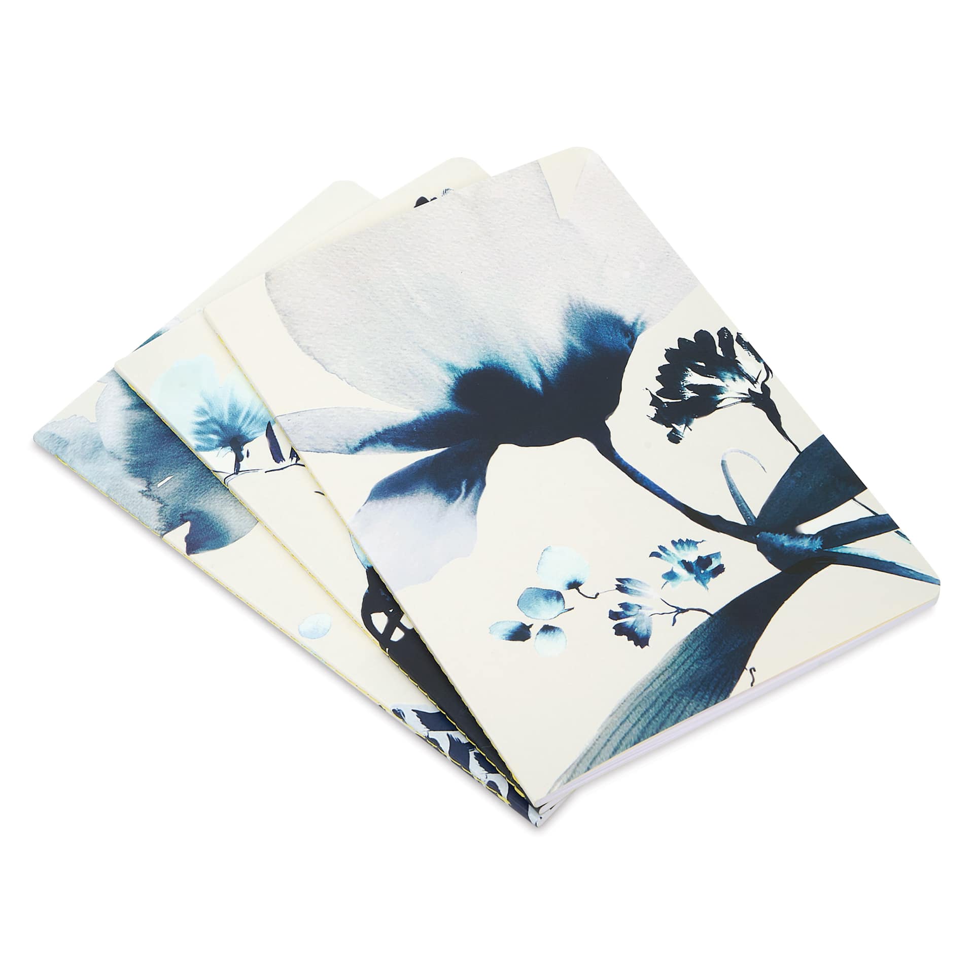 Clairefontaine Inkebana Notebooks Set, fanned out on top of each other