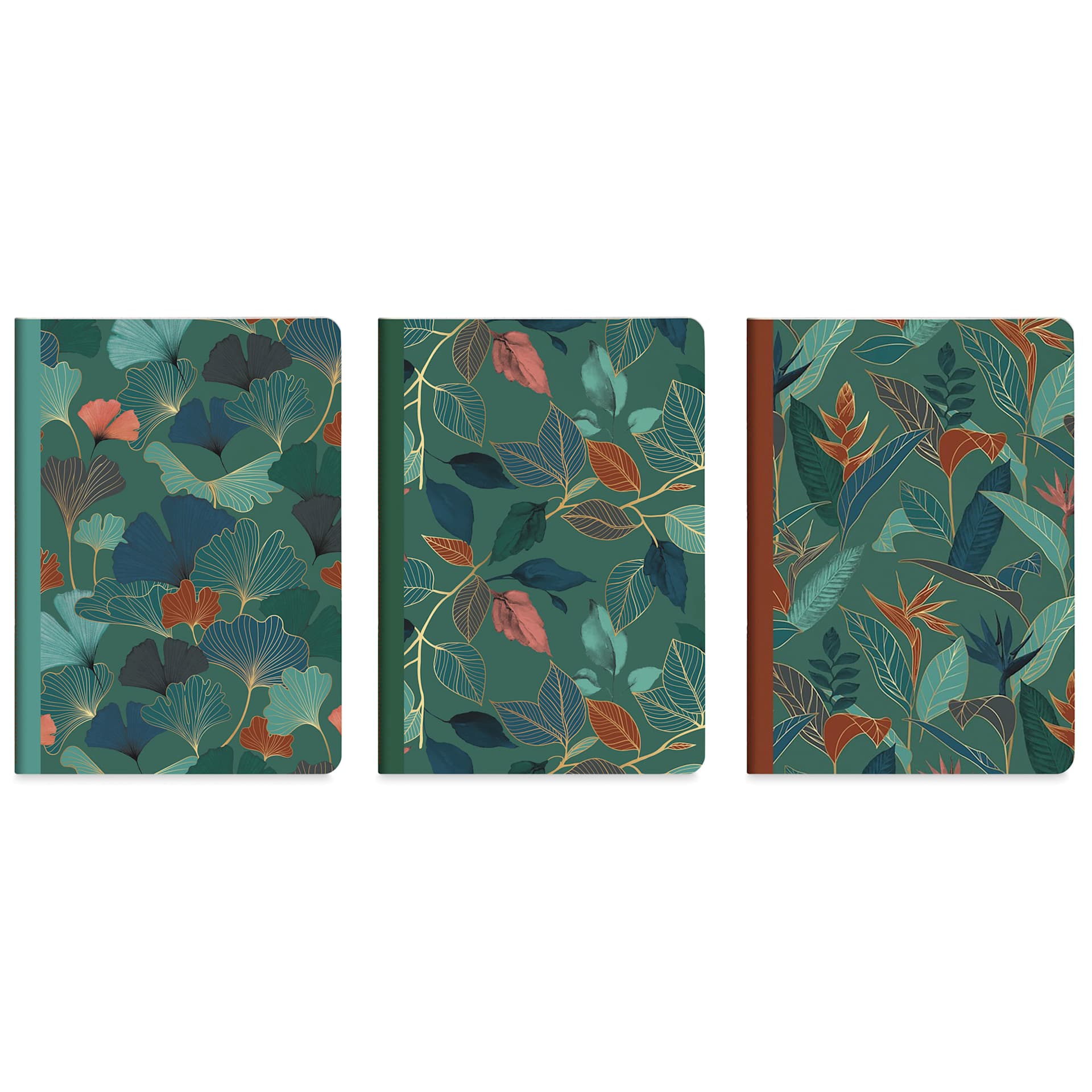 Clairefontaine Gaia Blue Notebooks Set - 6" x 8-1/4", Set of 3