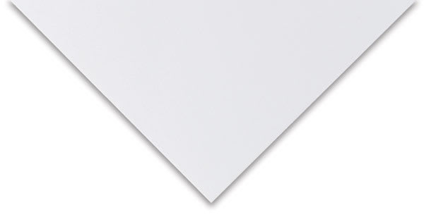 Somerset Printmaking Sheet, closeup of corner of Radiant White to show color and texture