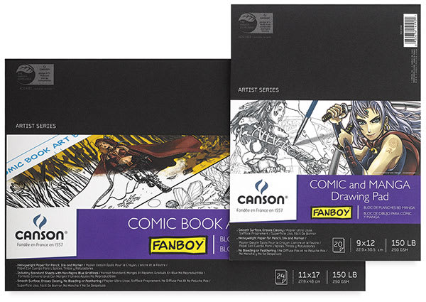 Canson Fanboy Comic Manga Papers Assorted Sizes
