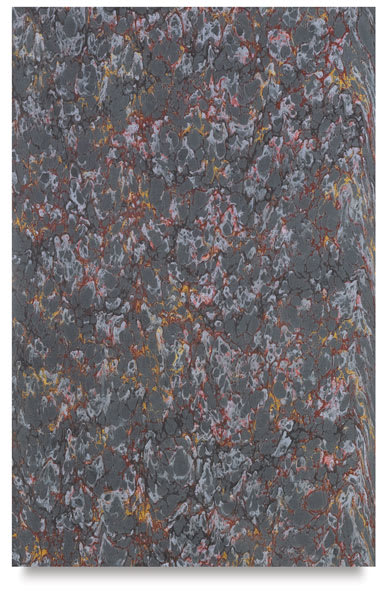 Books by Hand Marbled Papers - Single Gray Marbled sheet shown