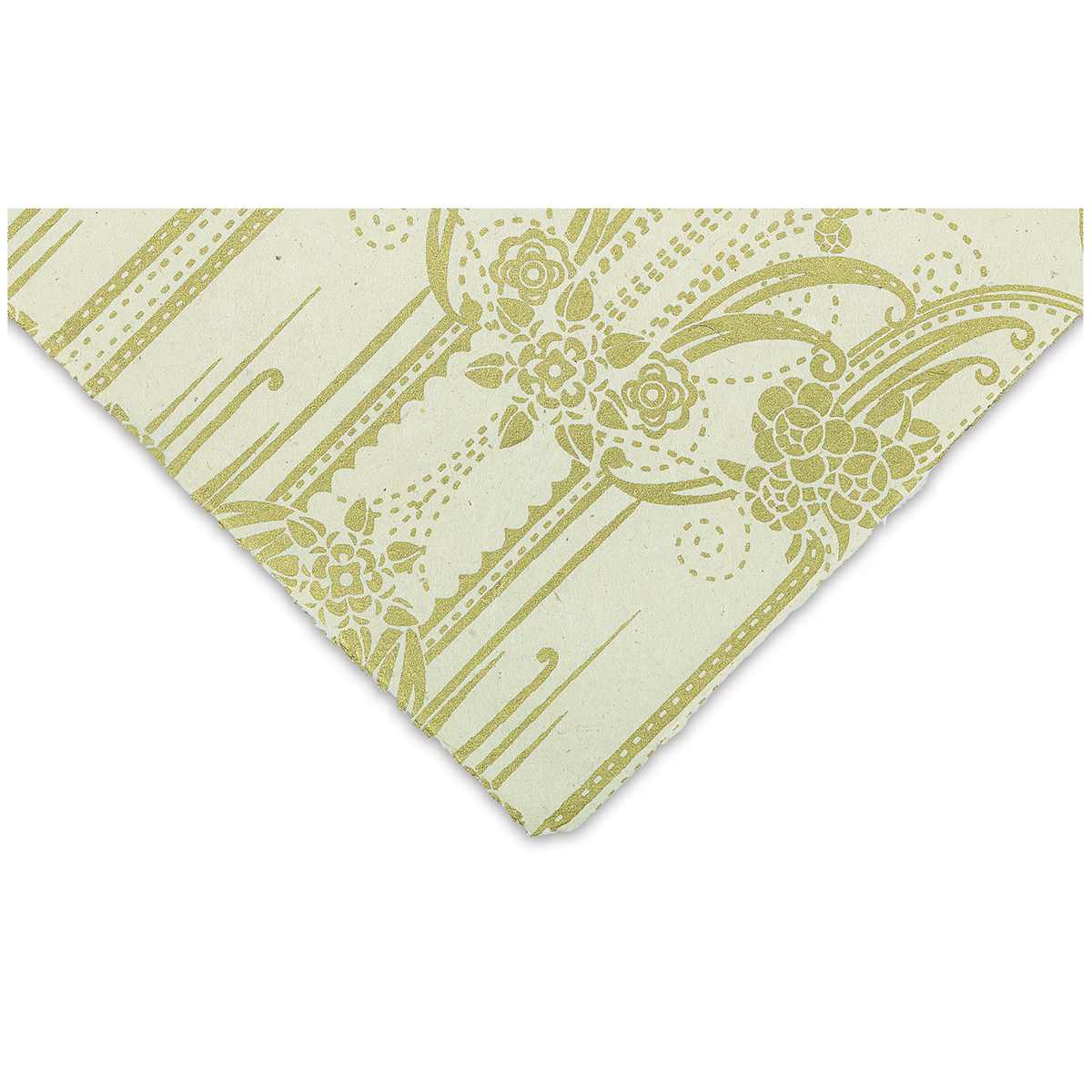 Lokta Paper - Glamour, Gold and Cream, 20'' x 30''