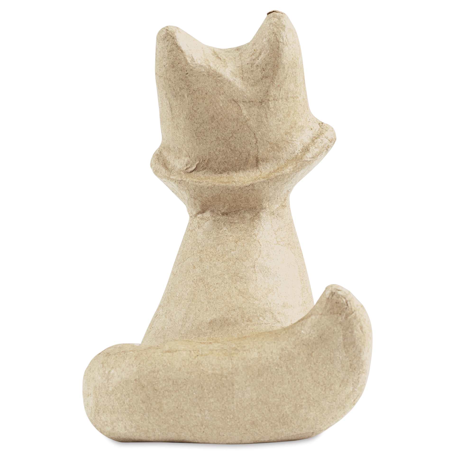 Decopatch Medium Paper Mache Animal - Large Fox - back