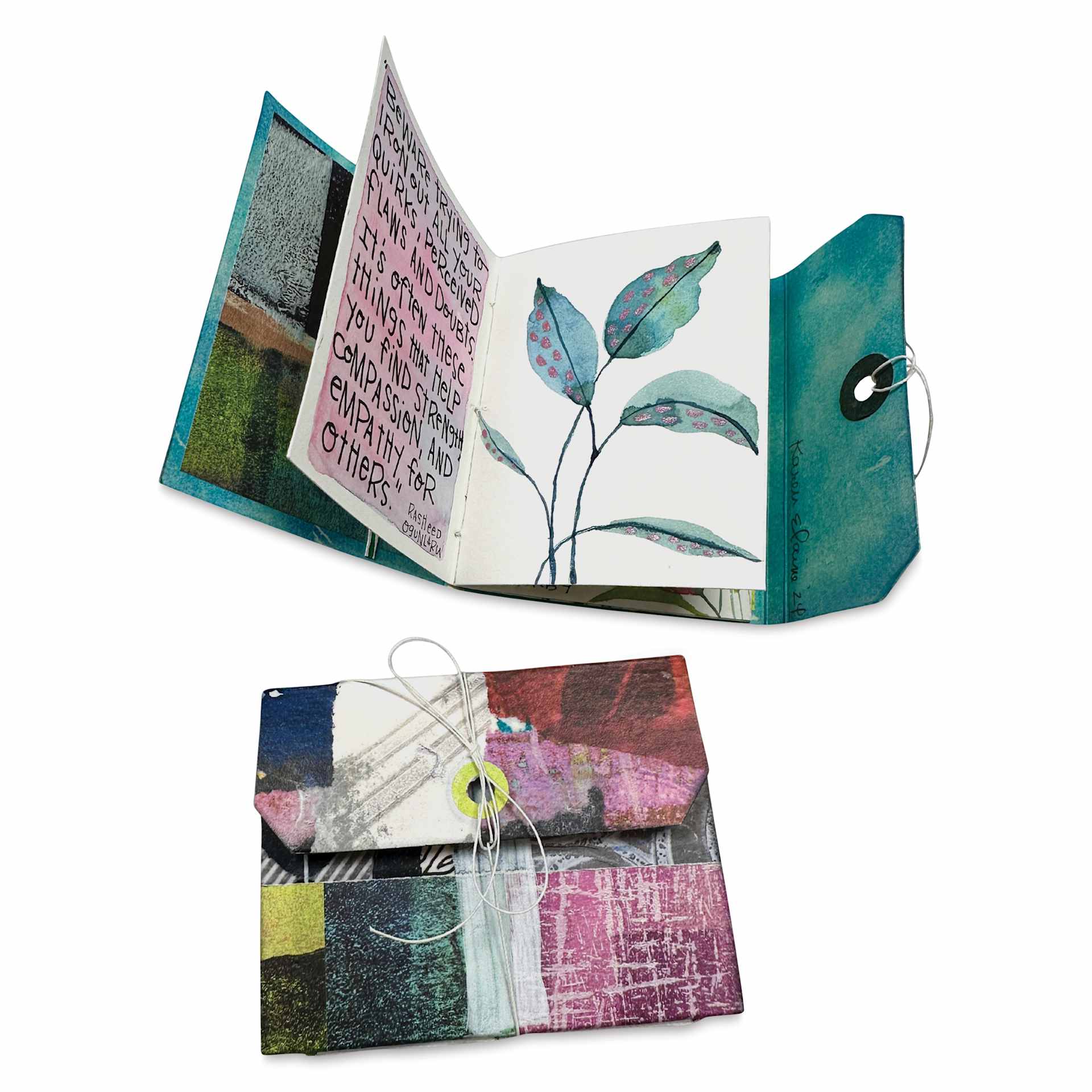 Yasutomo Tag Book Kit, example finished book