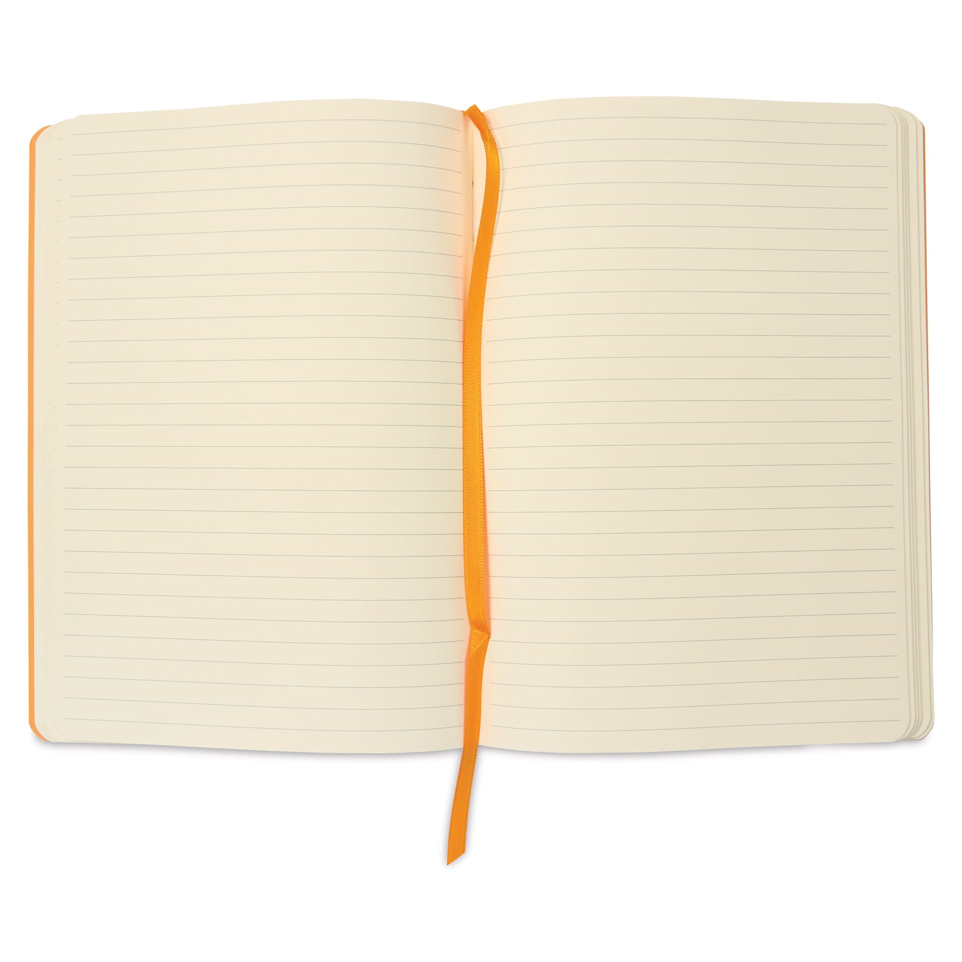 Rhodiarama Soft Cover Notebook - Lined, Gold, 5-3/10" x 8-7/10"
