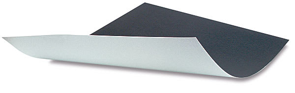 Crescent Melton Mounts - Black board curled at edges to show other side
