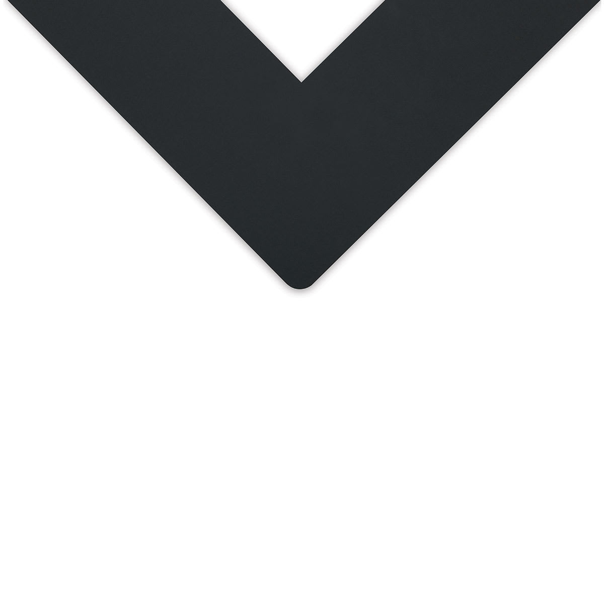 Decorative Cream Core Matboard - 32" x 40", Black