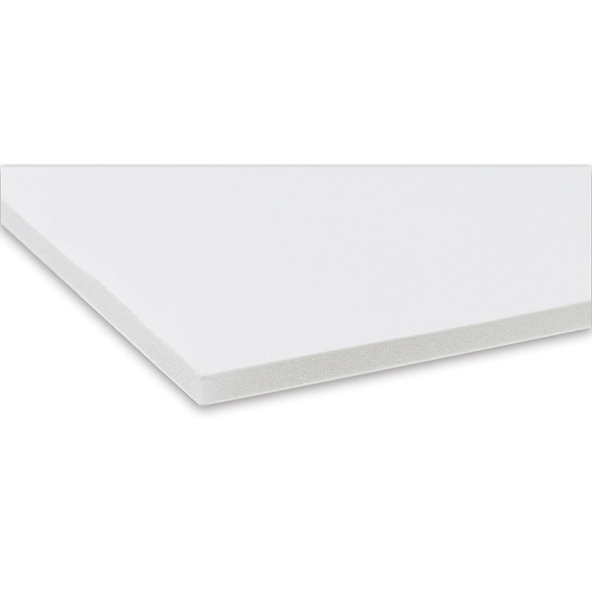 Elmer's Cotton Rag Foam Board - Closeup of corner of Foam Board to show edge and thickness