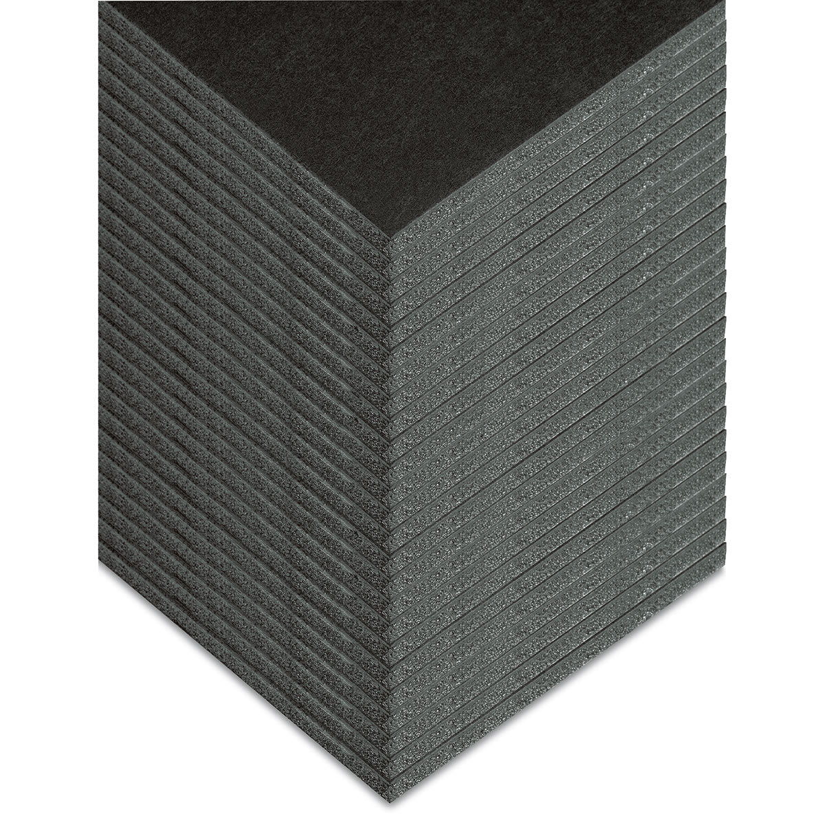 Blackcore Foam Board Pack - 48" x 96" x 3/16", Black, Pkg of 25