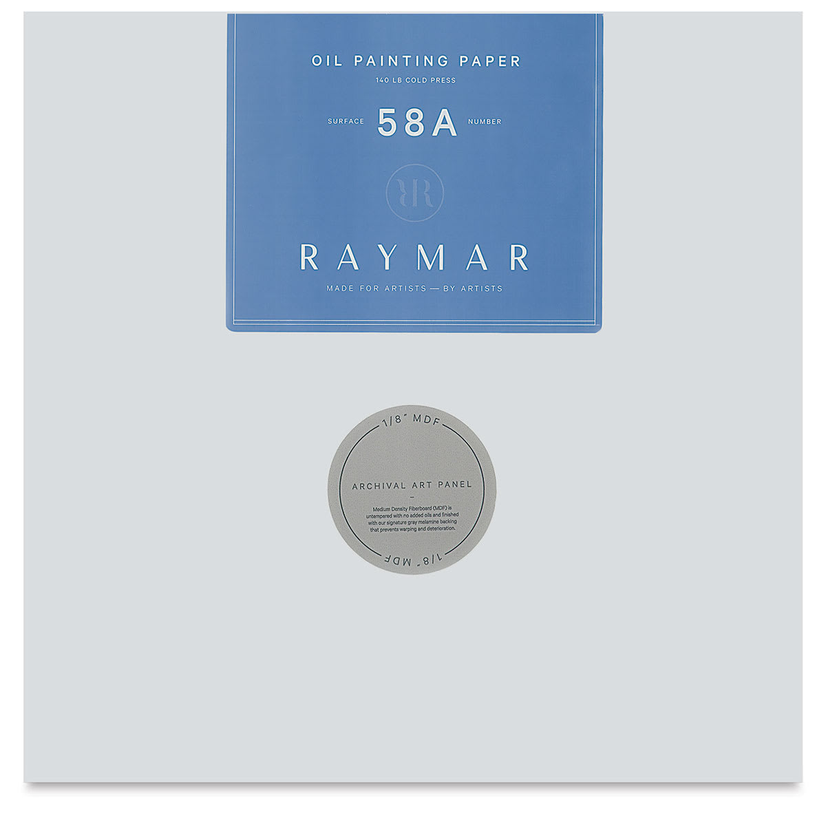 RayMar Arches Oil Paper Panel - 12" x 12"