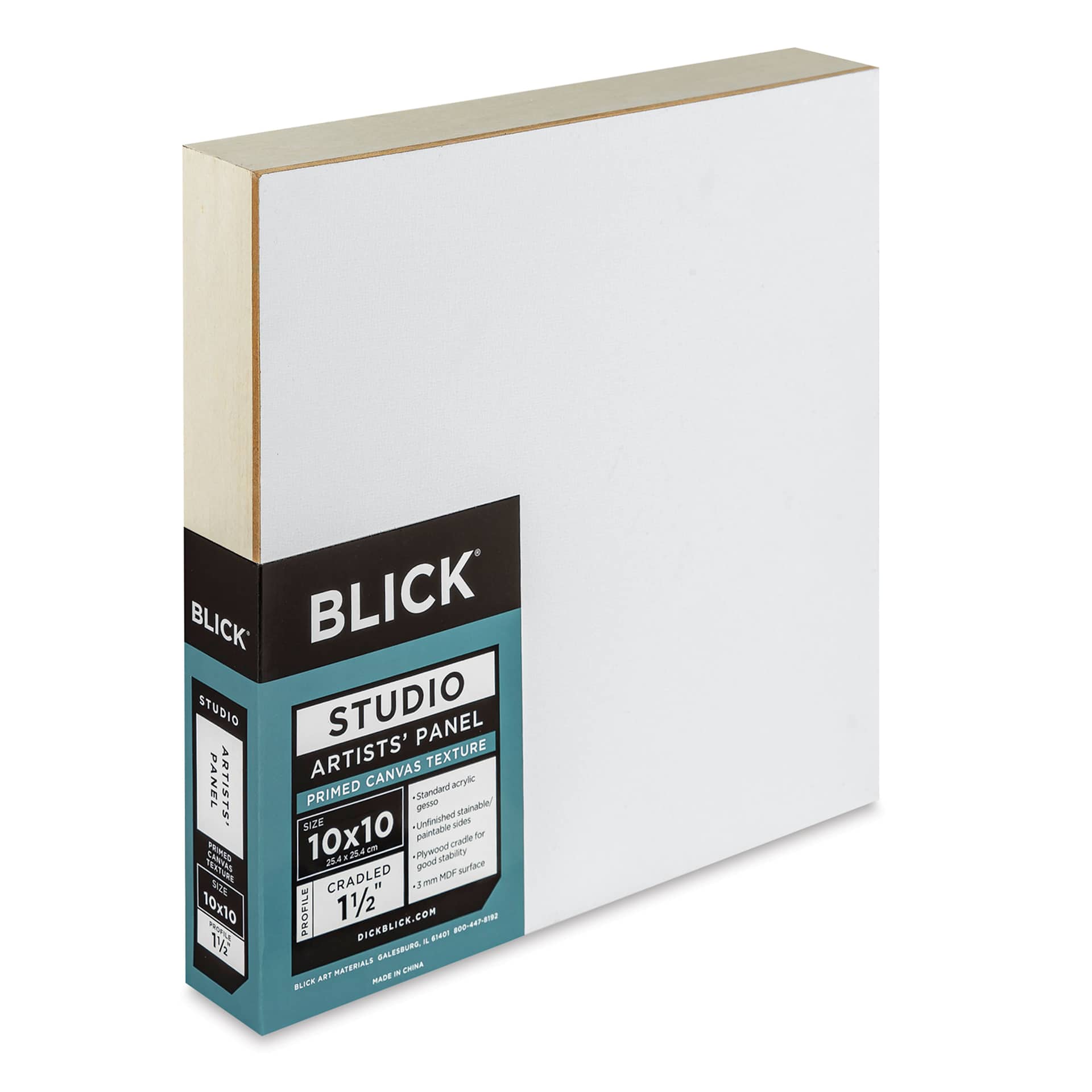 Blick Studio Artists' Board - 10" x 10" x 1-1/2", Gallery