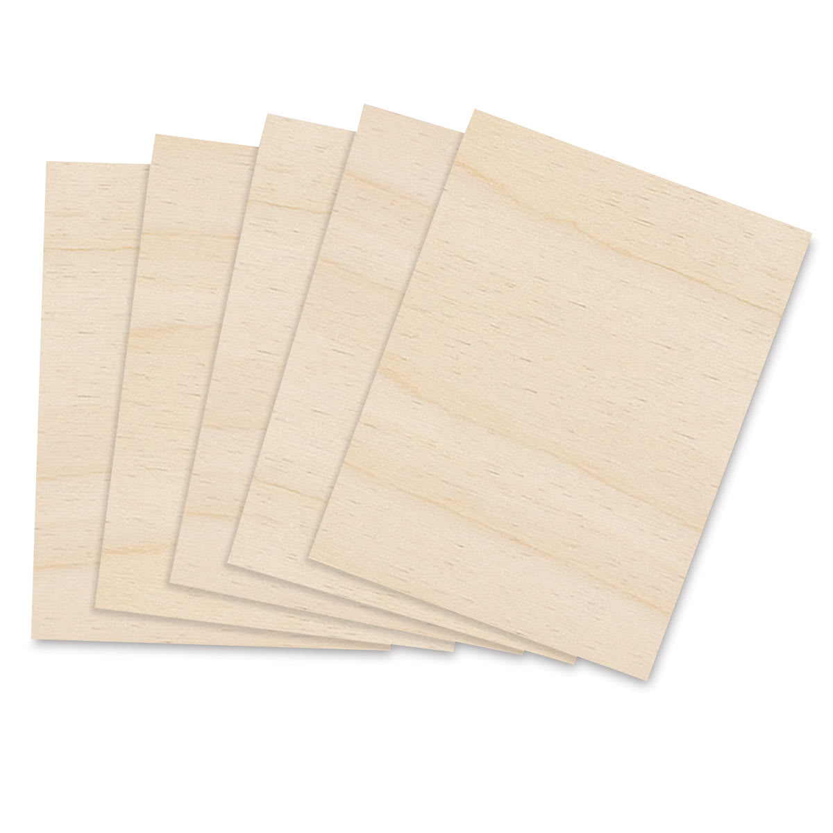 Birch Panel Pack - 5" x 7" x 1/8", Pkg of 5
