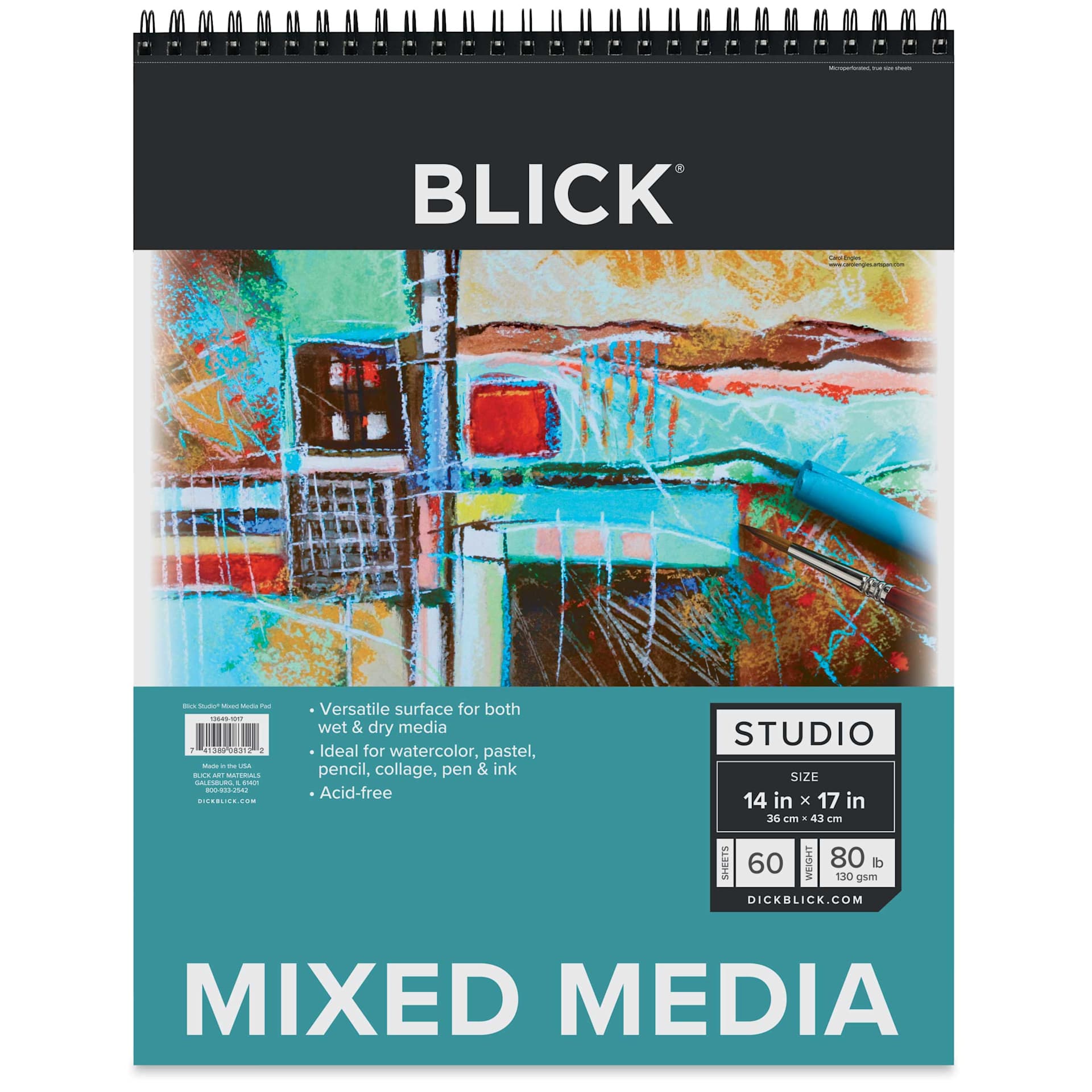 Blick Studio Mixed Media Pad - 14" x 17", 60 Sheets