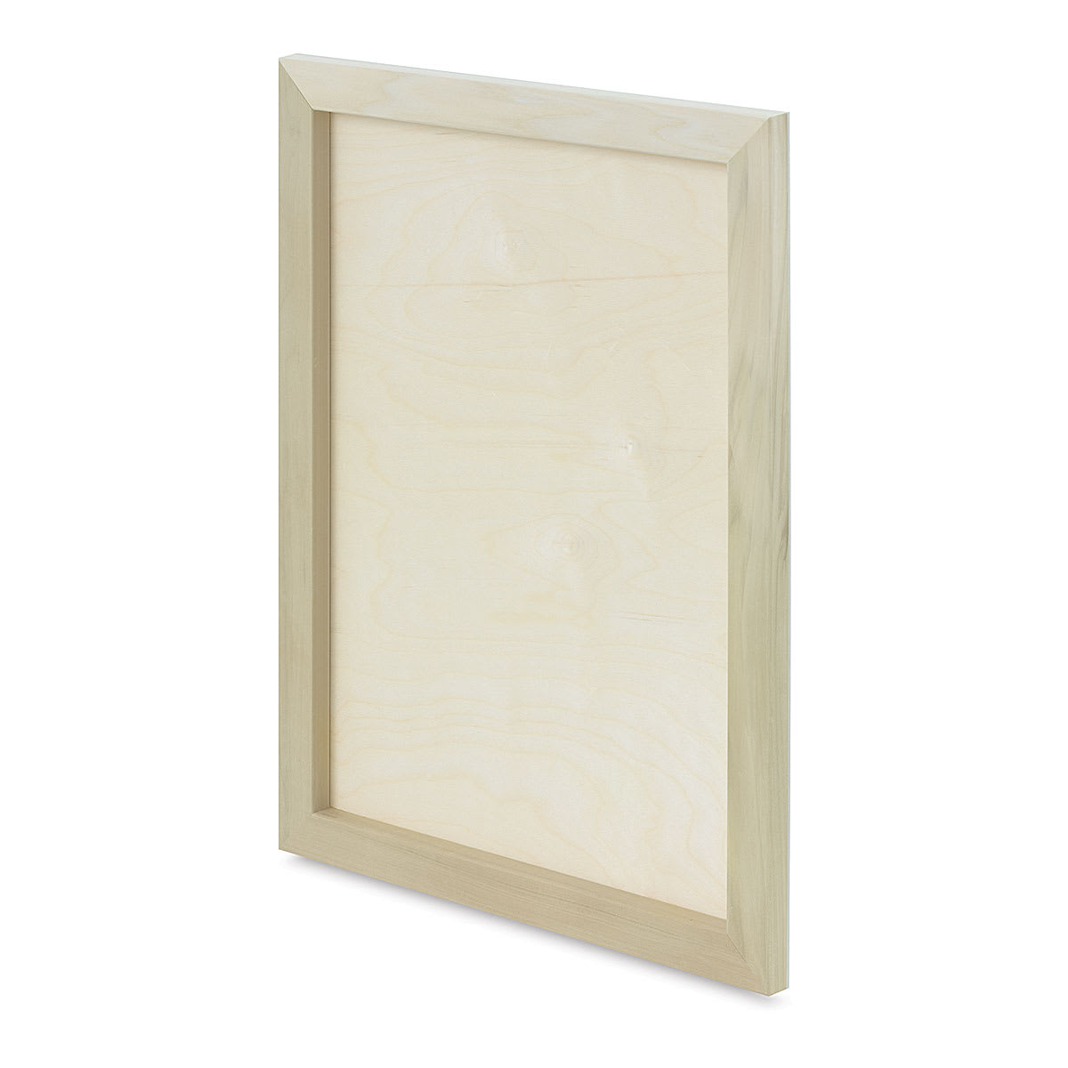 American Easel Gessoed Wood Painting Panels - Back view of Flat panel