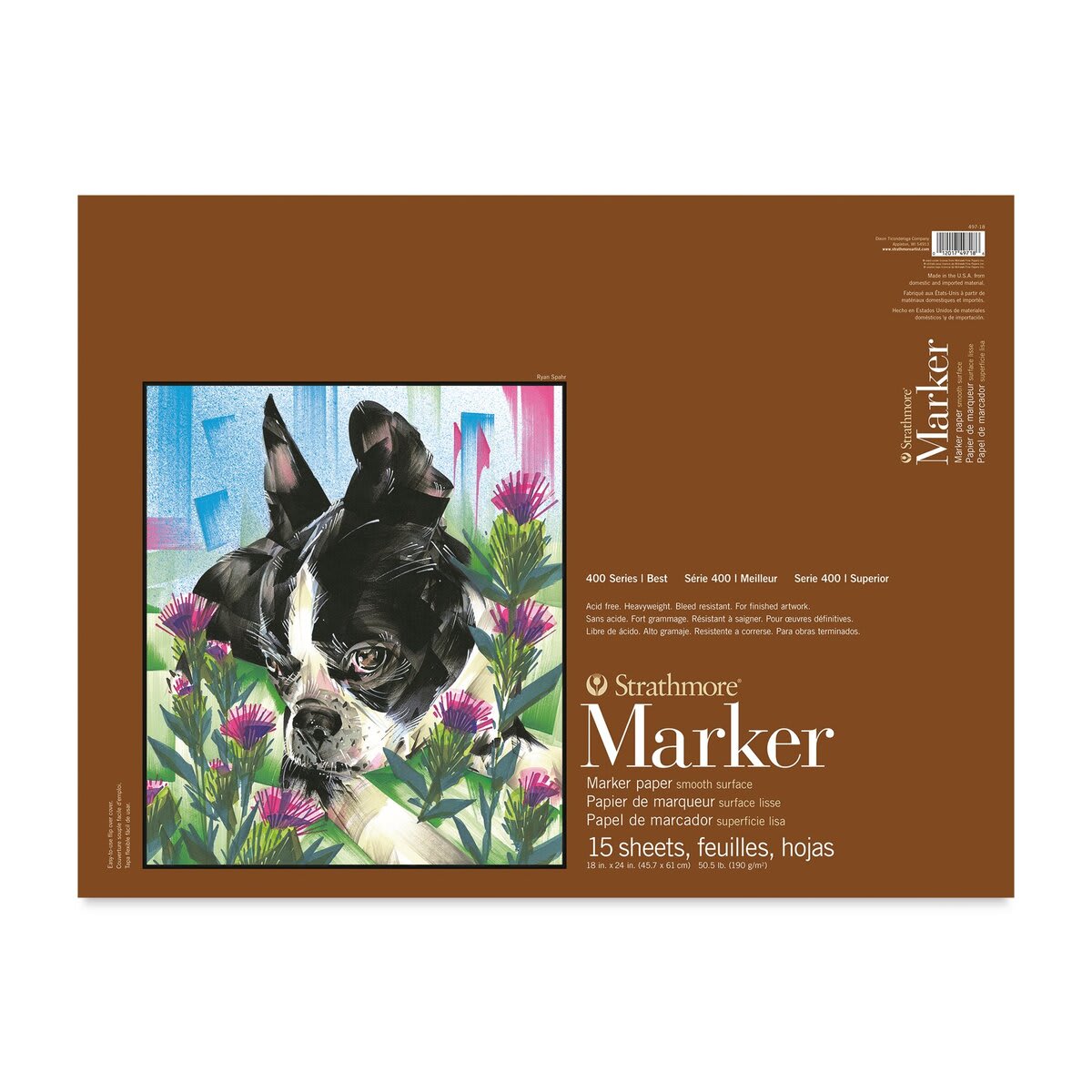 Strathmore 400 Series Marker Pad - 18" x 24", 15 Sheets