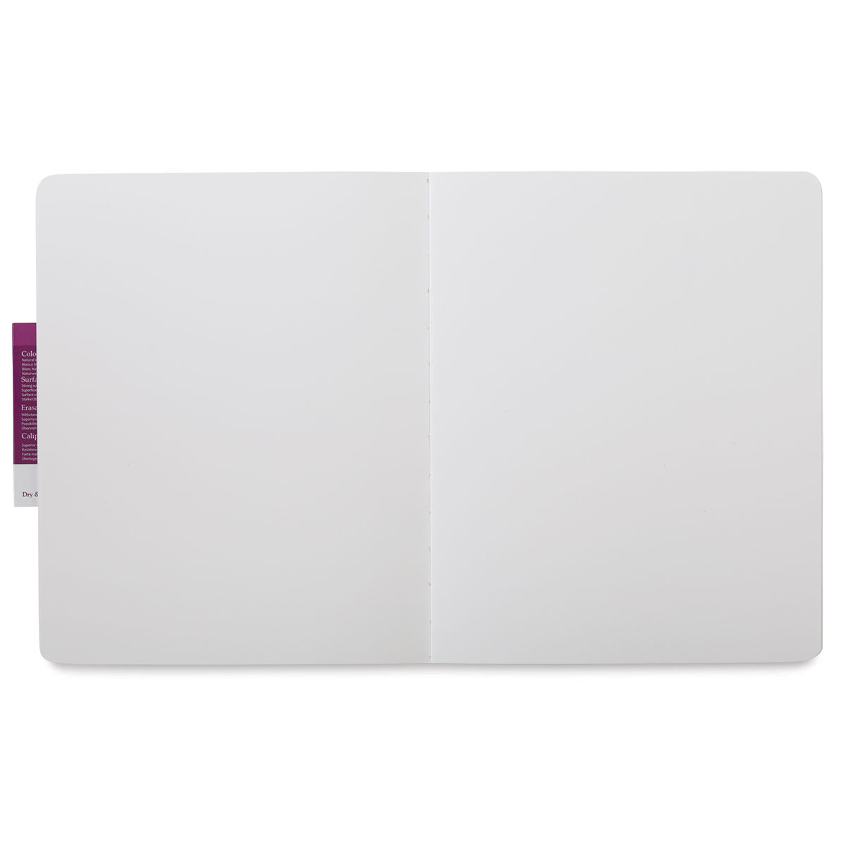 Stillman & Birn Zeta Series Softcover Sketchbooks - Inside Spread open to show paper color