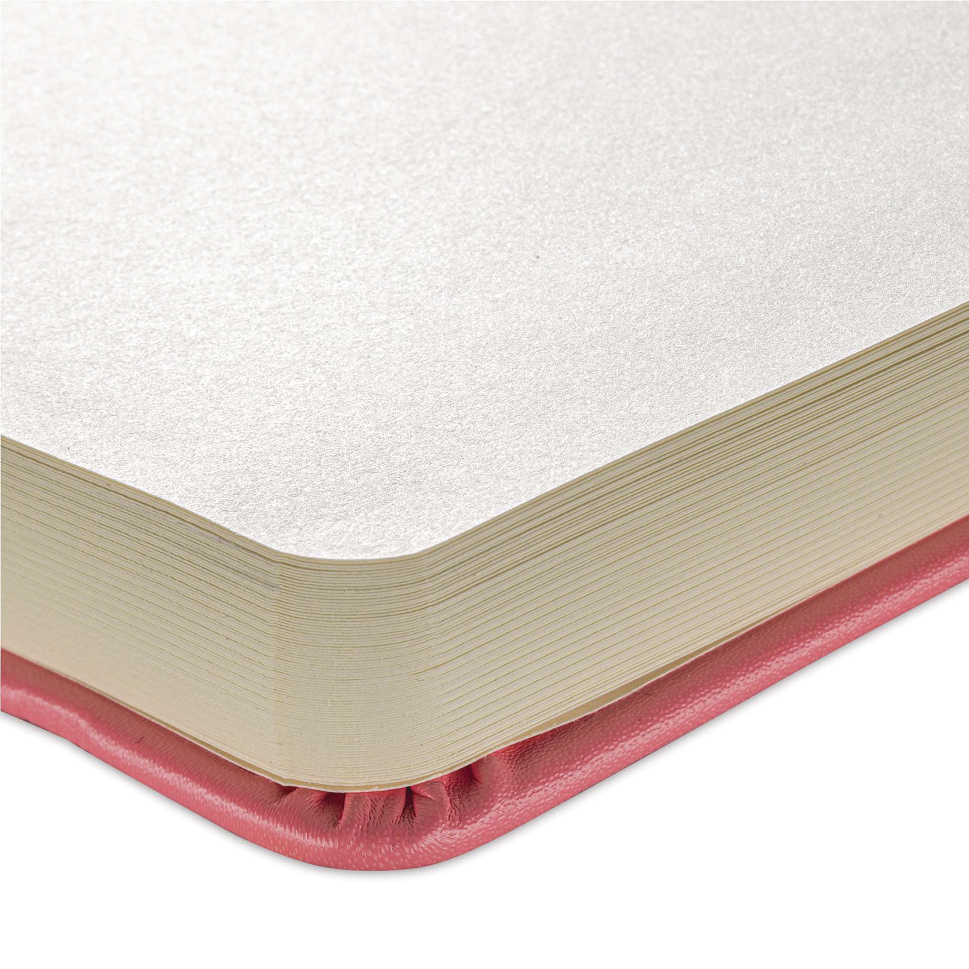 Talens Art Creations Sketchbook - Coral Red, 11.7" x 8.3", corner of sketchbook